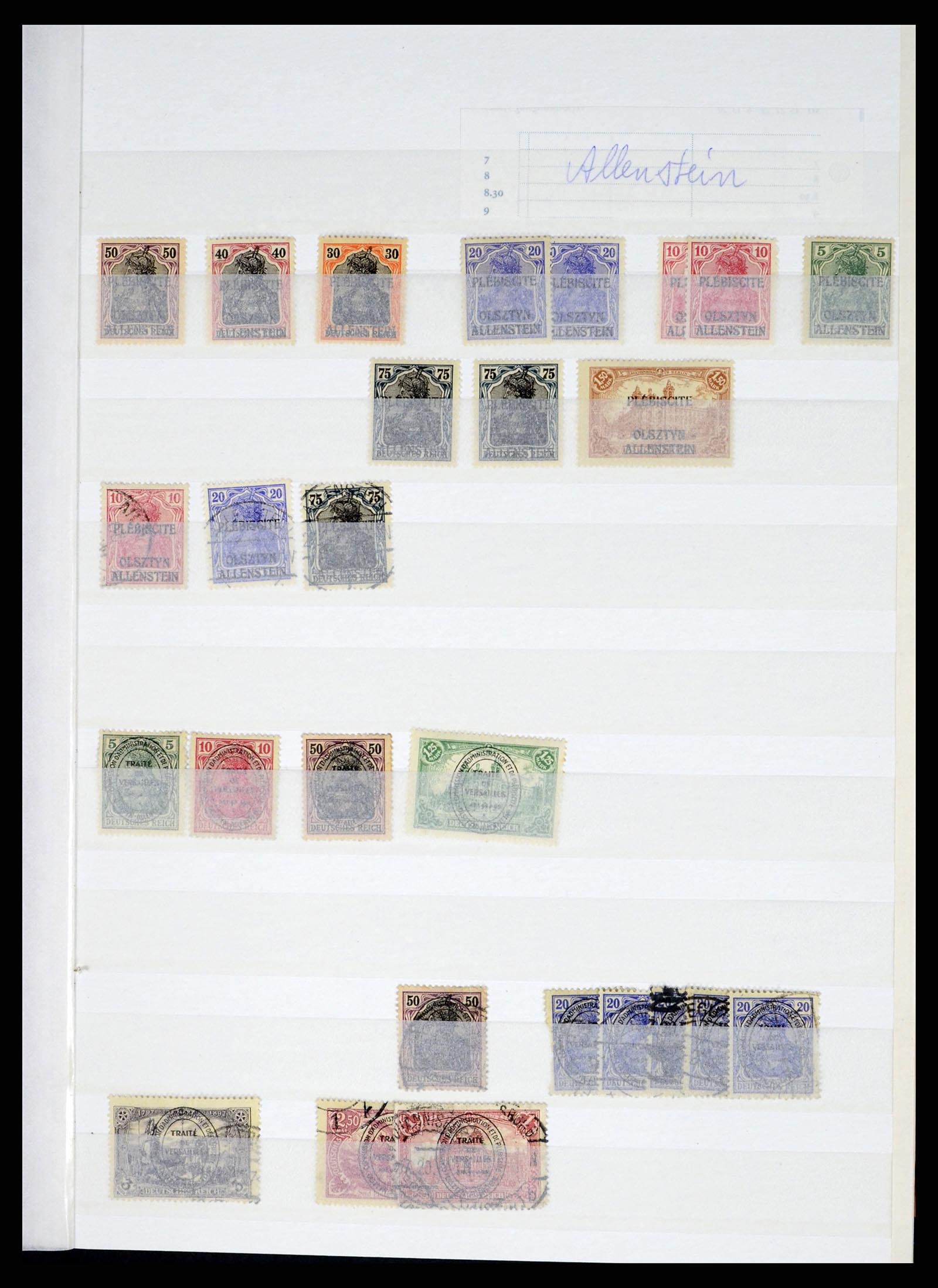 37534 336 - Postzegelverzameling 37534 Duitse gebieden en bezettingen 1920-1959.