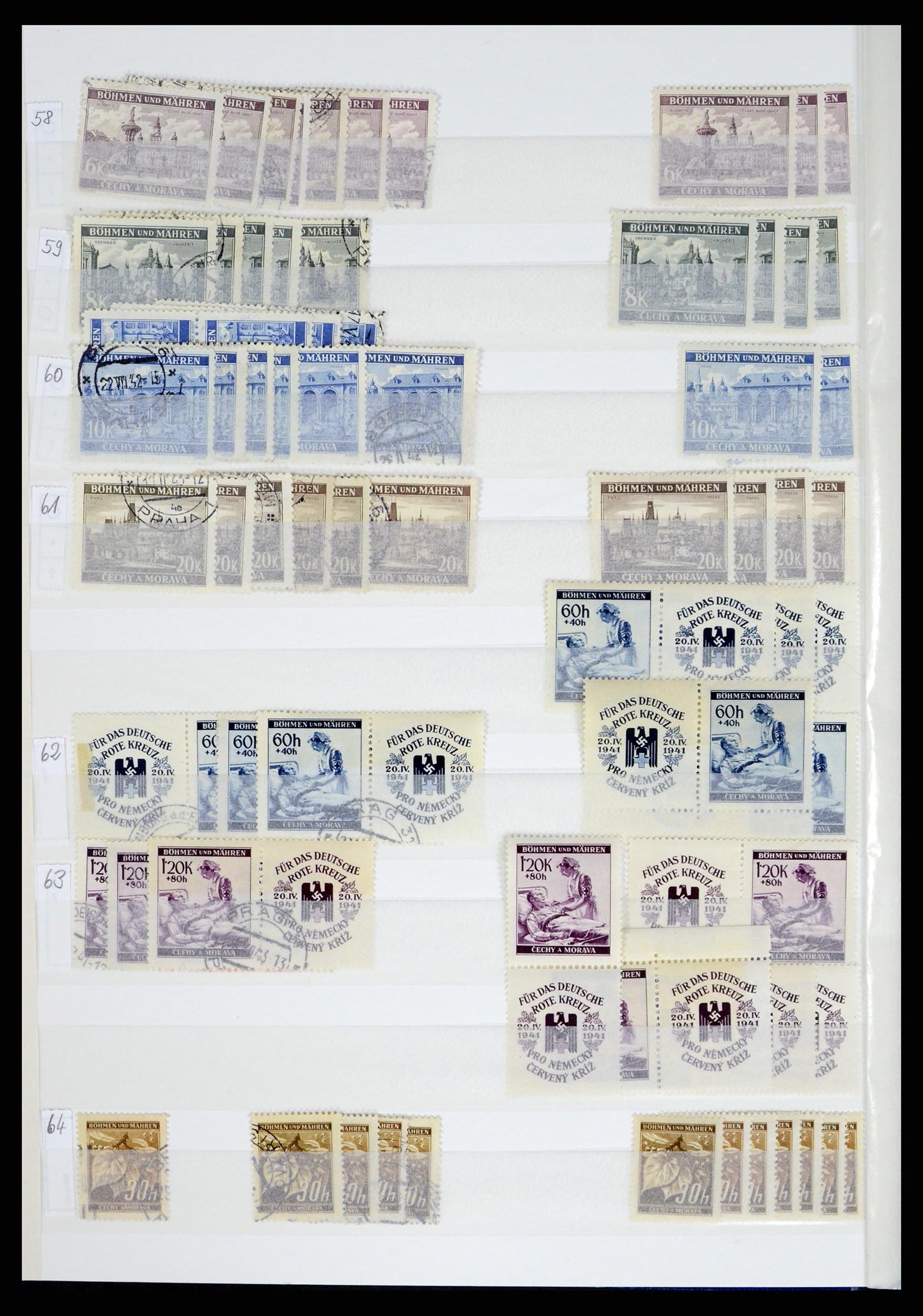 37534 354 - Postzegelverzameling 37534 Duitse gebieden en bezettingen 1920-1959.