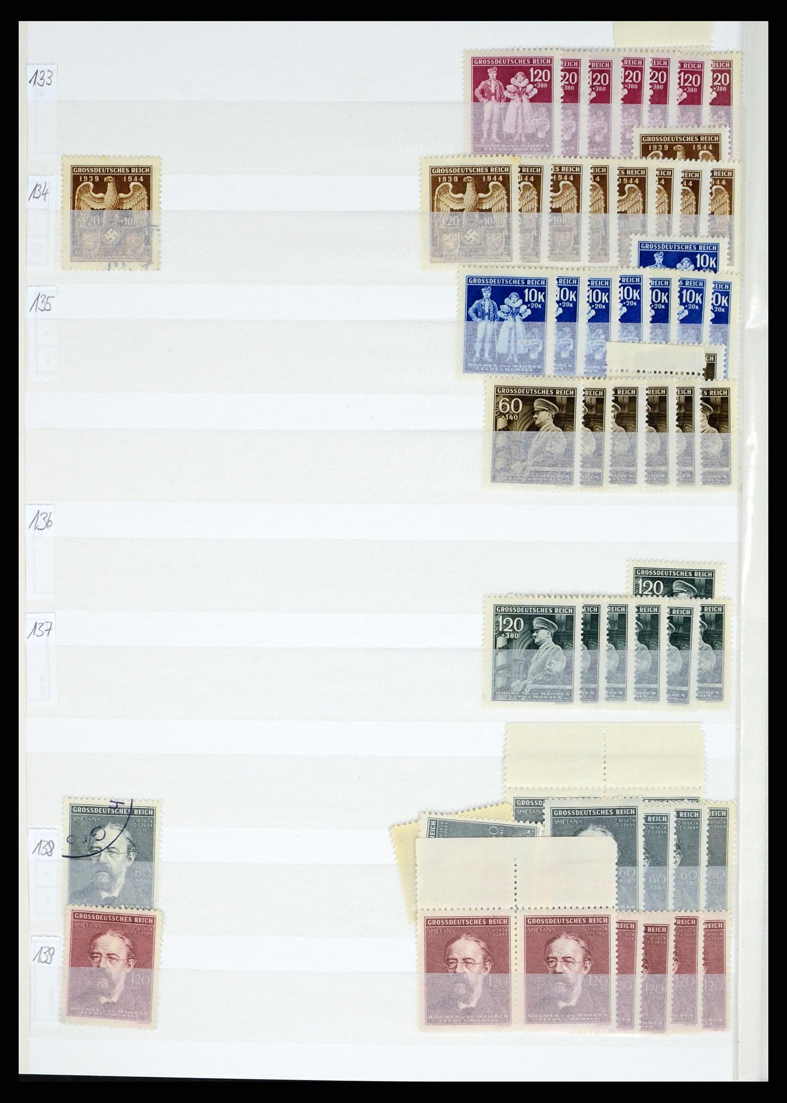 37534 364 - Postzegelverzameling 37534 Duitse gebieden en bezettingen 1920-1959.