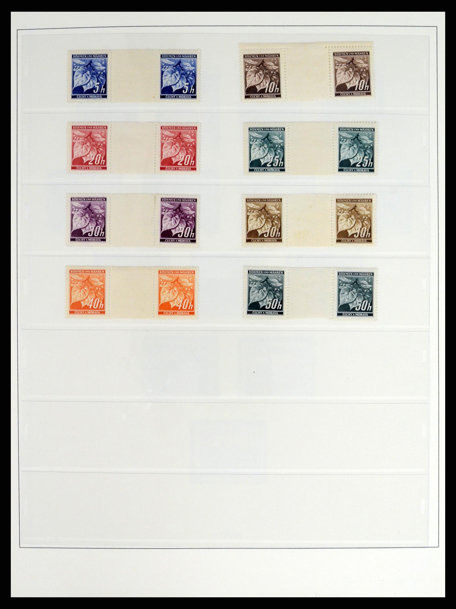 37535 004 - Stamp collection 37535 German occupation second worldwar 1939-1945.