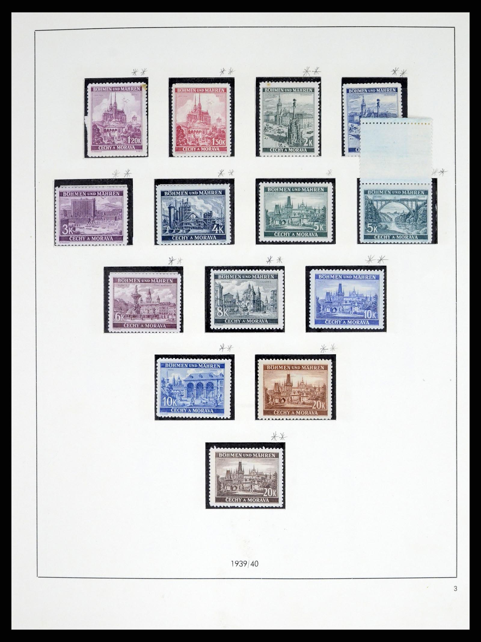 37535 005 - Stamp collection 37535 German occupation second worldwar 1939-1945.