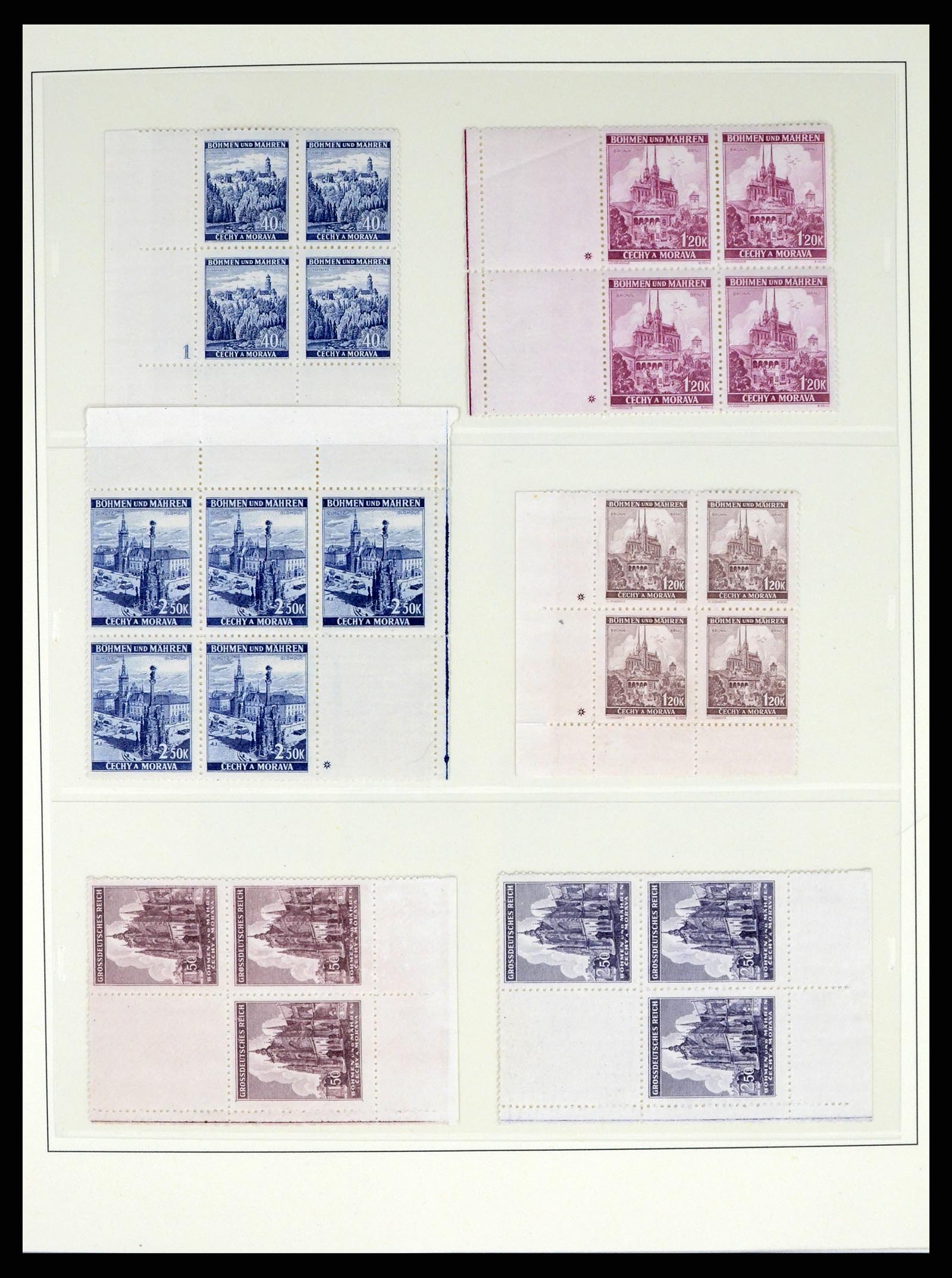 37535 008 - Stamp collection 37535 German occupation second worldwar 1939-1945.