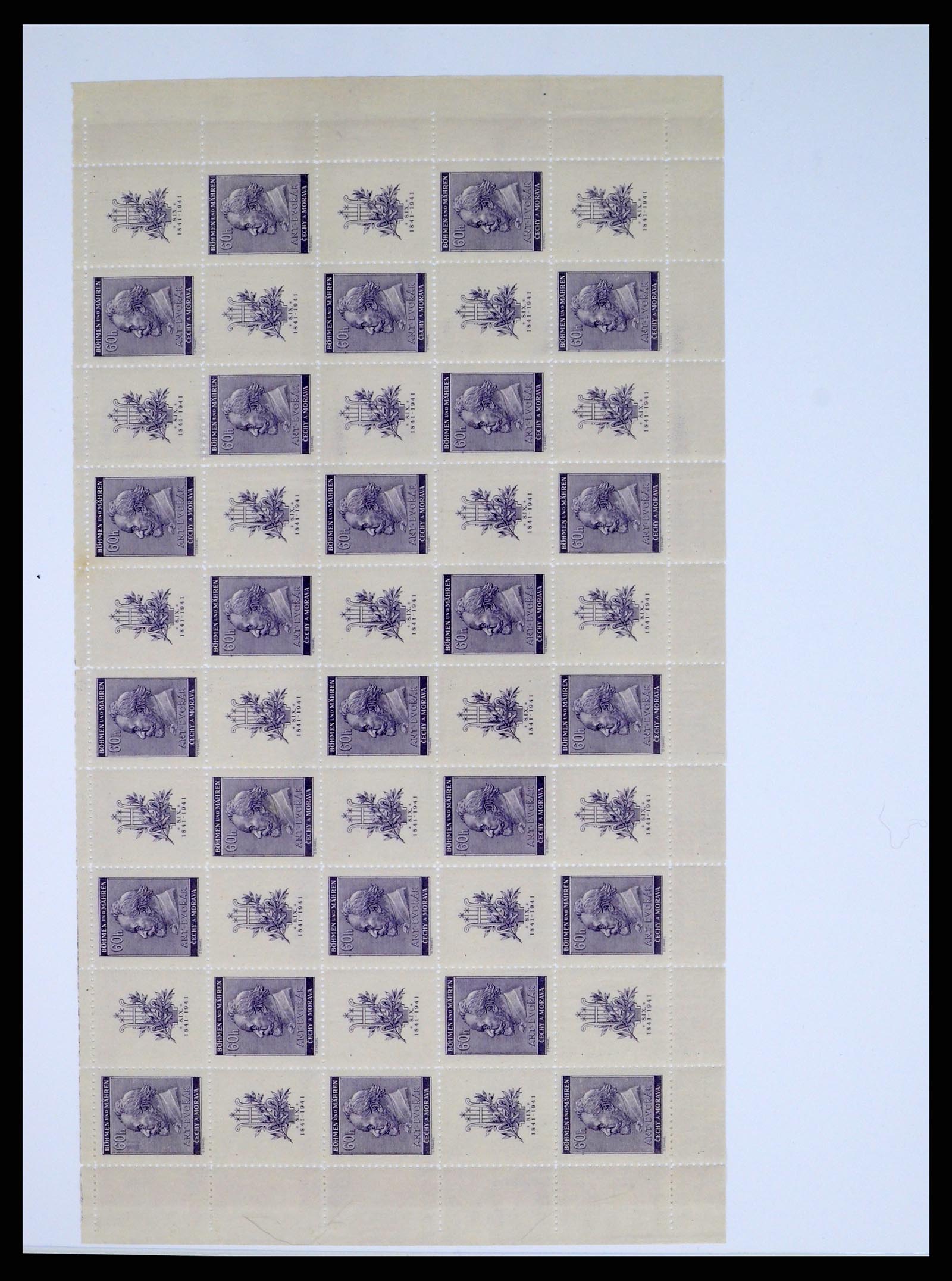 37535 012 - Stamp collection 37535 German occupation second worldwar 1939-1945.