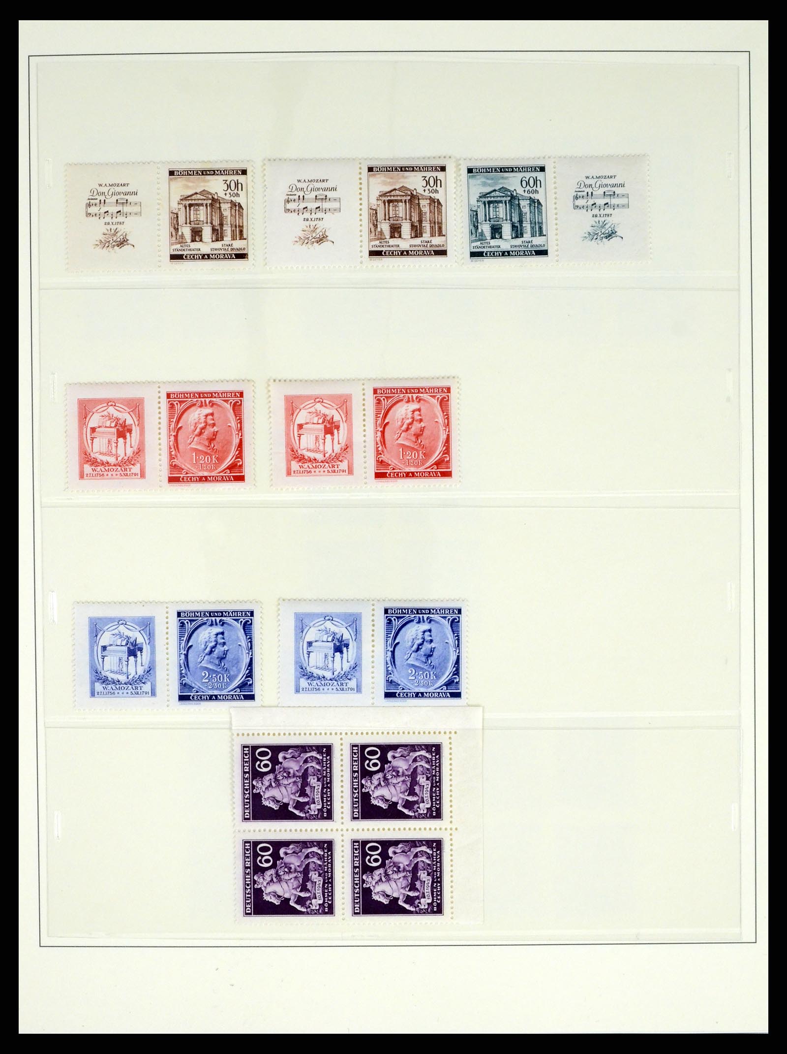 37535 016 - Stamp collection 37535 German occupation second worldwar 1939-1945.
