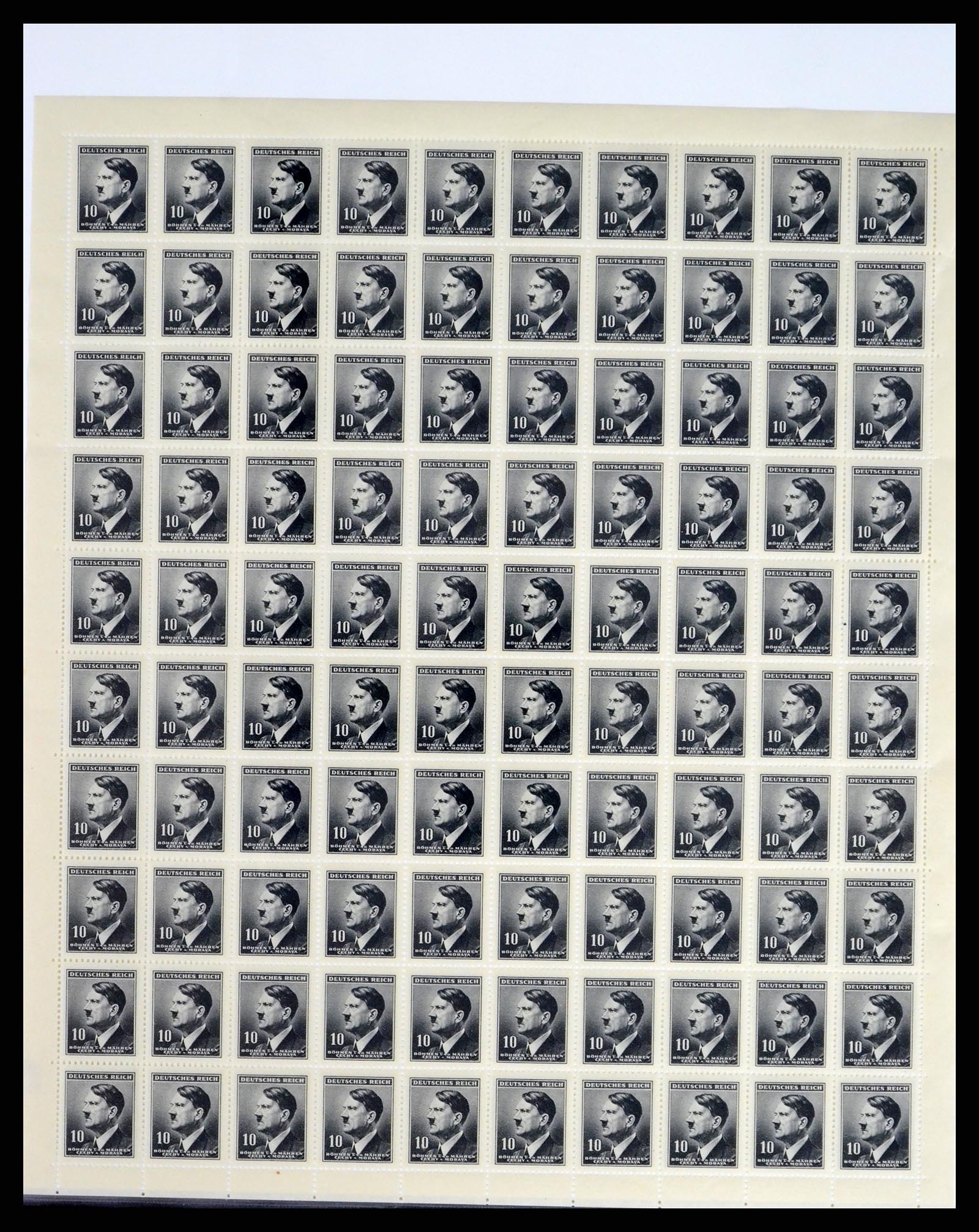37535 019 - Postzegelverzameling 37535 Duitse bezetting 2e wereldoorlog 1939-1945
