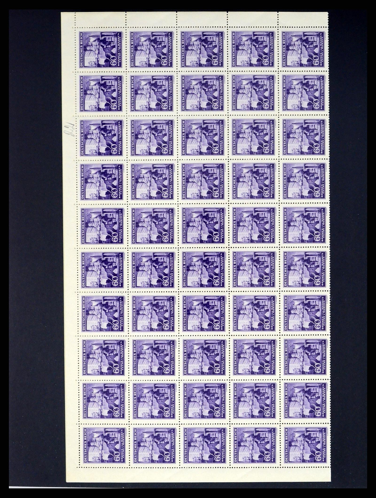 37535 021 - Stamp collection 37535 German occupation second worldwar 1939-1945.