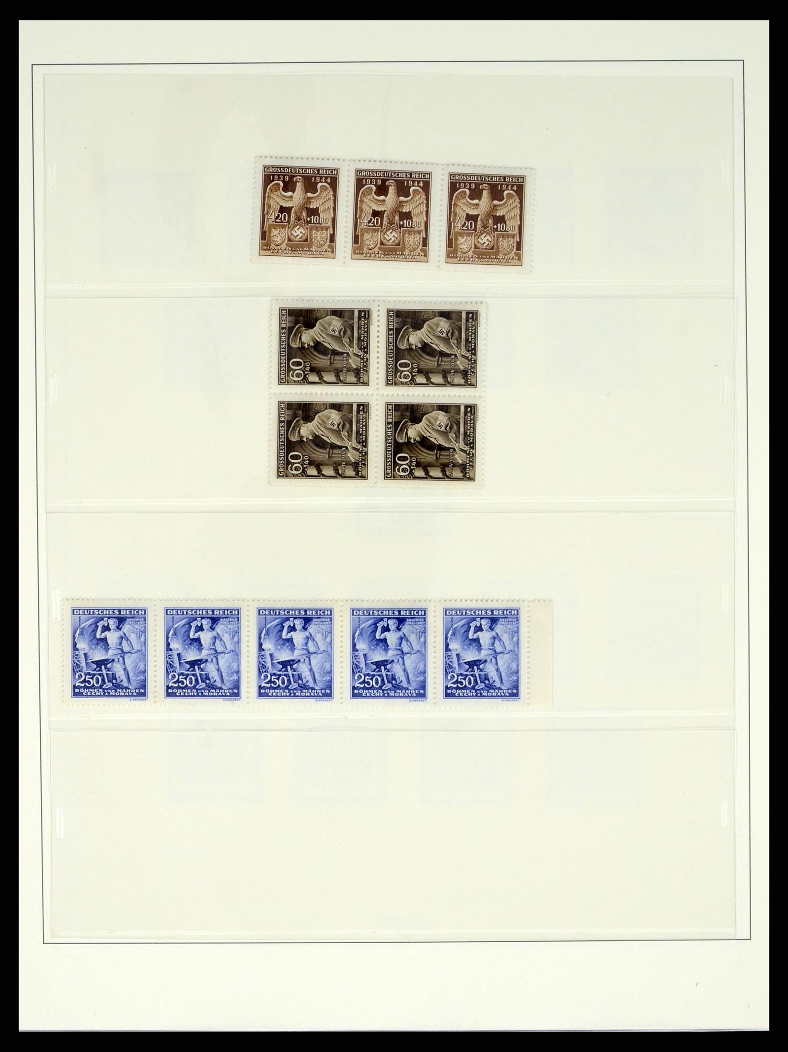 37535 025 - Postzegelverzameling 37535 Duitse bezetting 2e wereldoorlog 1939-1945