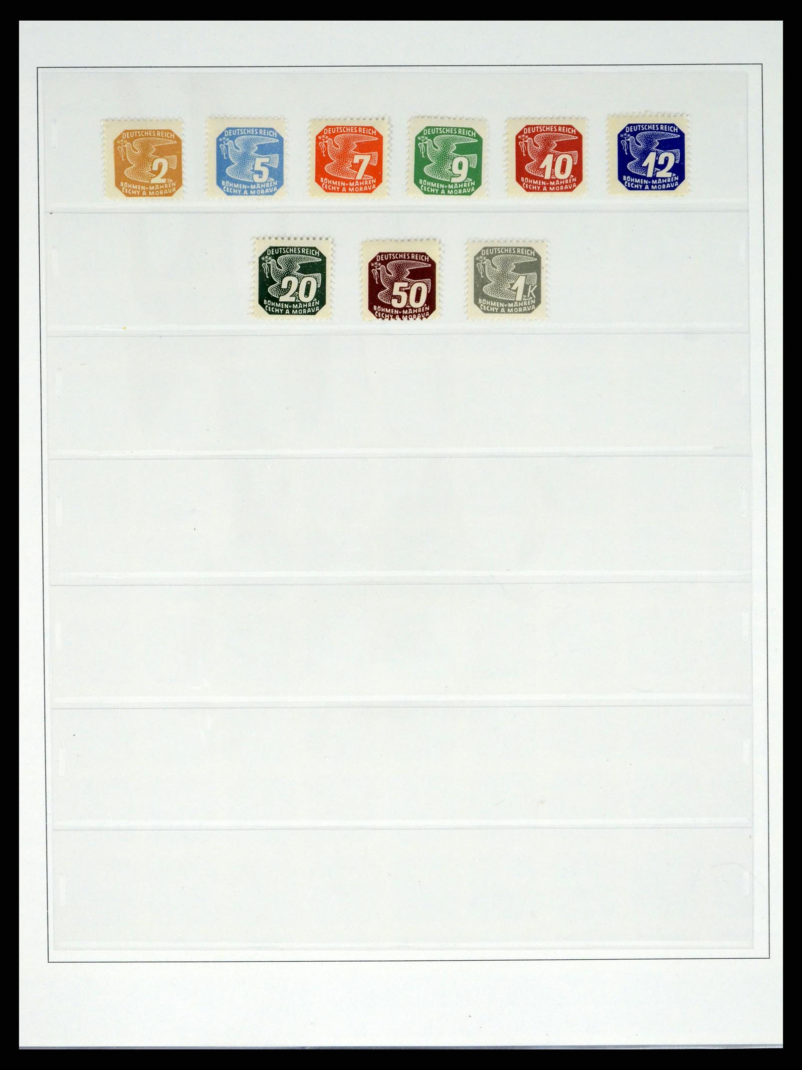 37535 027 - Postzegelverzameling 37535 Duitse bezetting 2e wereldoorlog 1939-1945