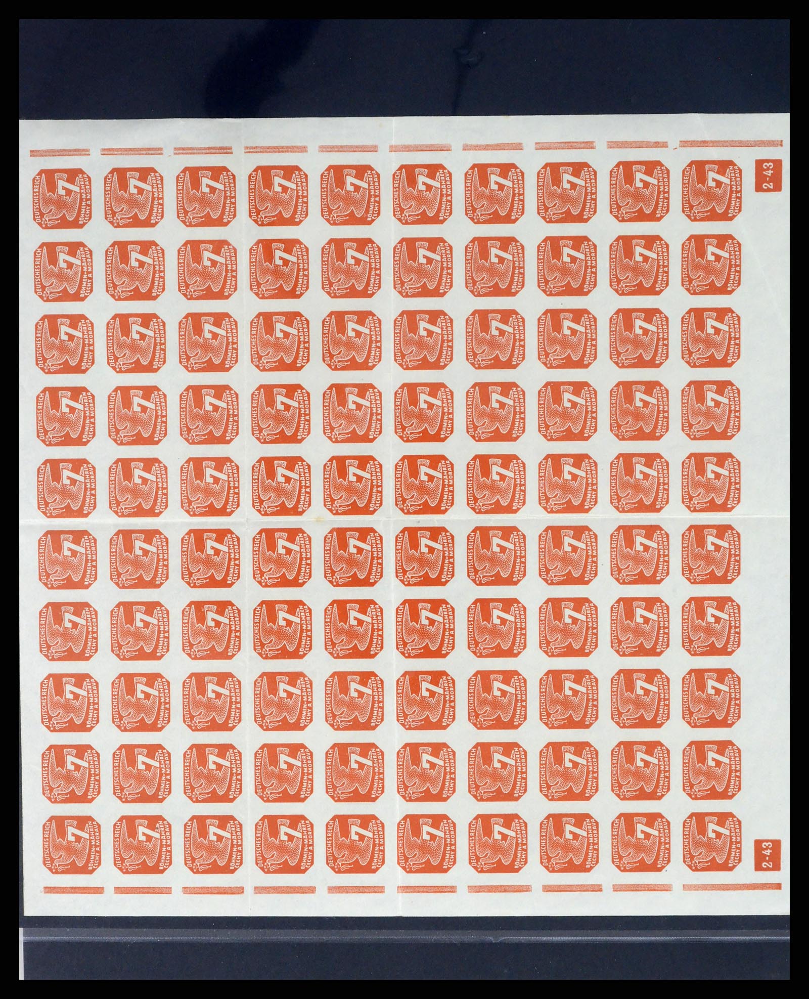 37535 029 - Stamp collection 37535 German occupation second worldwar 1939-1945.