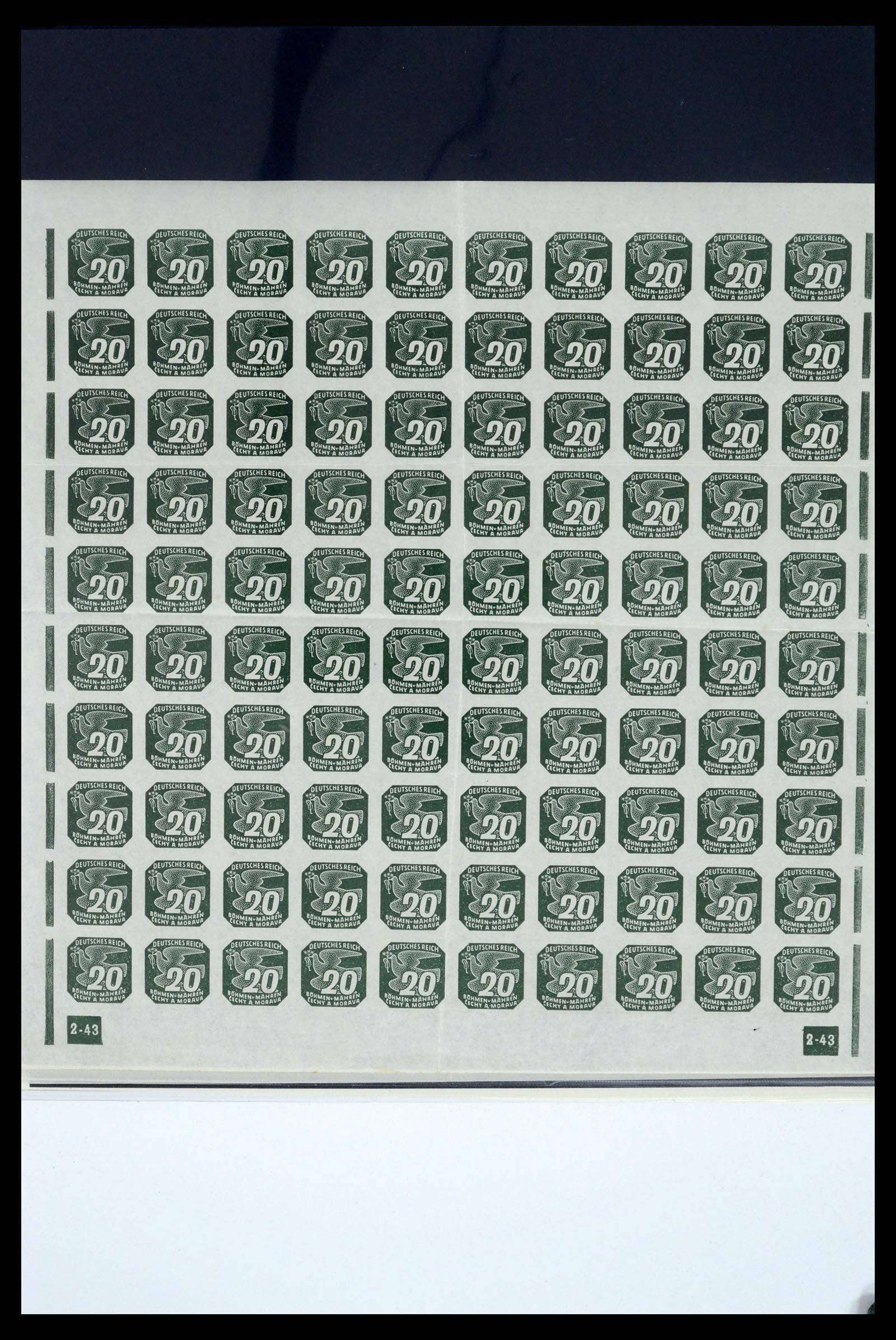 37535 032 - Stamp collection 37535 German occupation second worldwar 1939-1945.