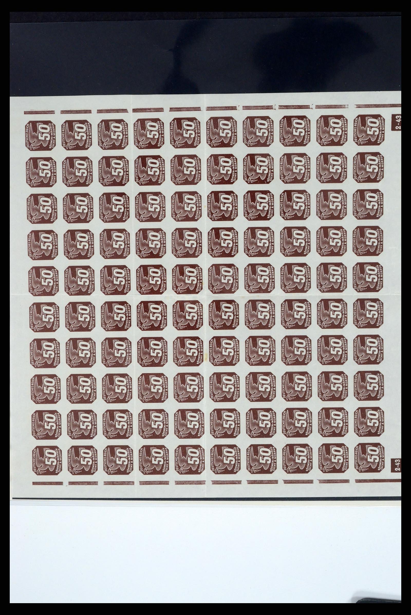 37535 033 - Stamp collection 37535 German occupation second worldwar 1939-1945.