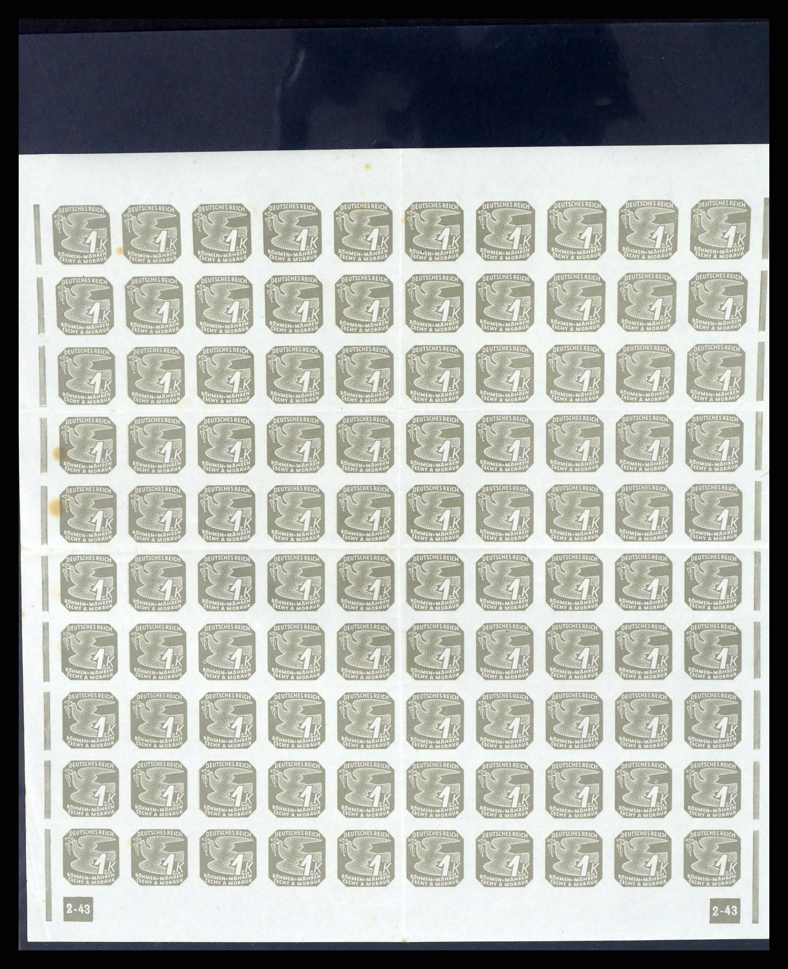 37535 034 - Stamp collection 37535 German occupation second worldwar 1939-1945.