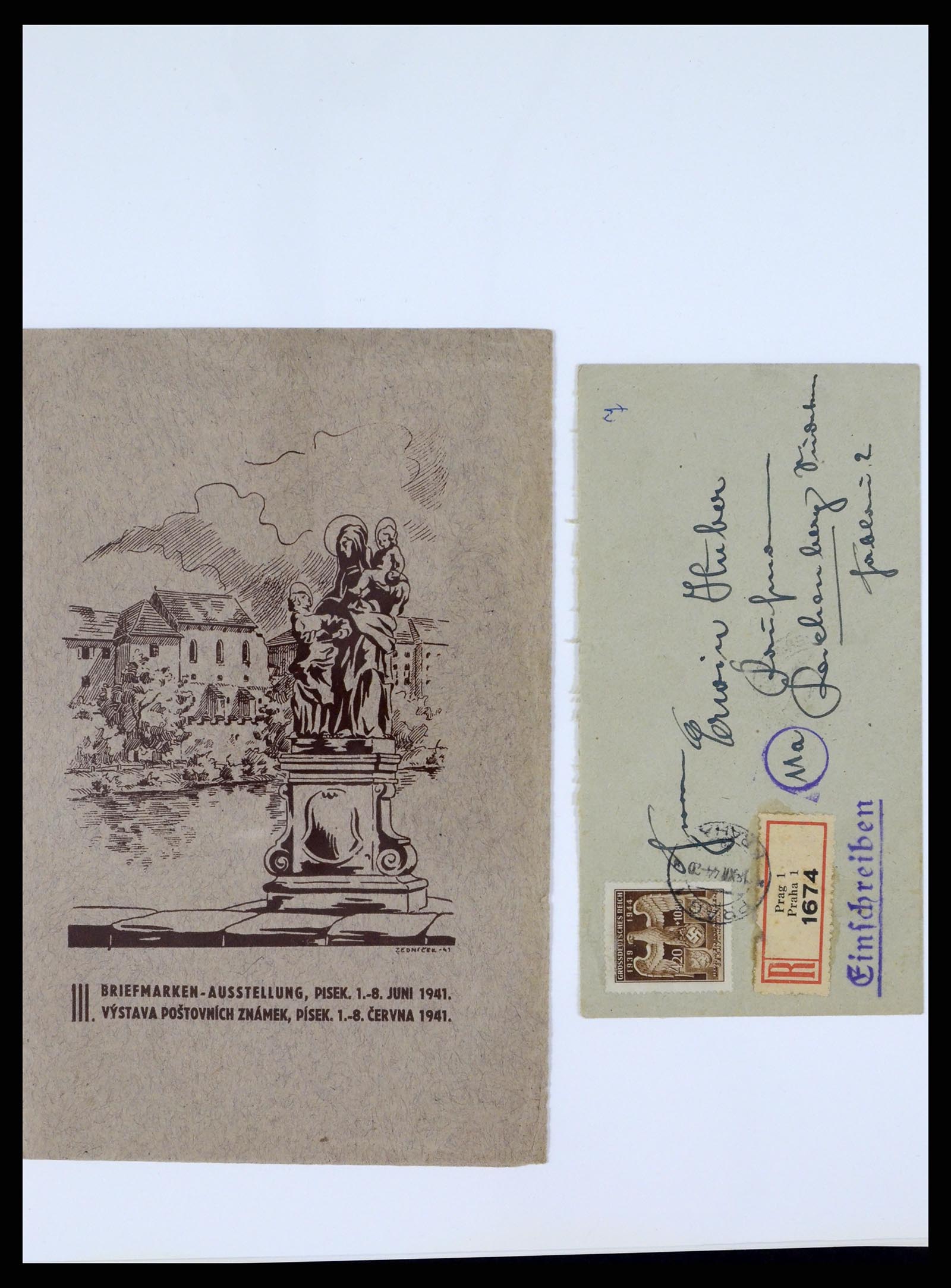 37535 040 - Postzegelverzameling 37535 Duitse bezetting 2e wereldoorlog 1939-1945