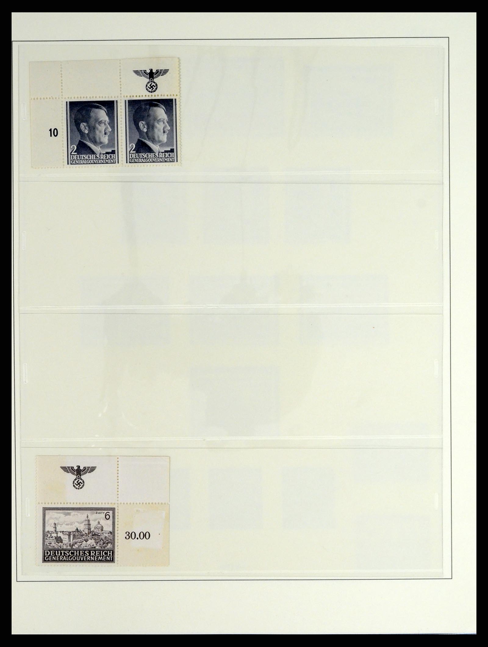 37535 053 - Postzegelverzameling 37535 Duitse bezetting 2e wereldoorlog 1939-1945