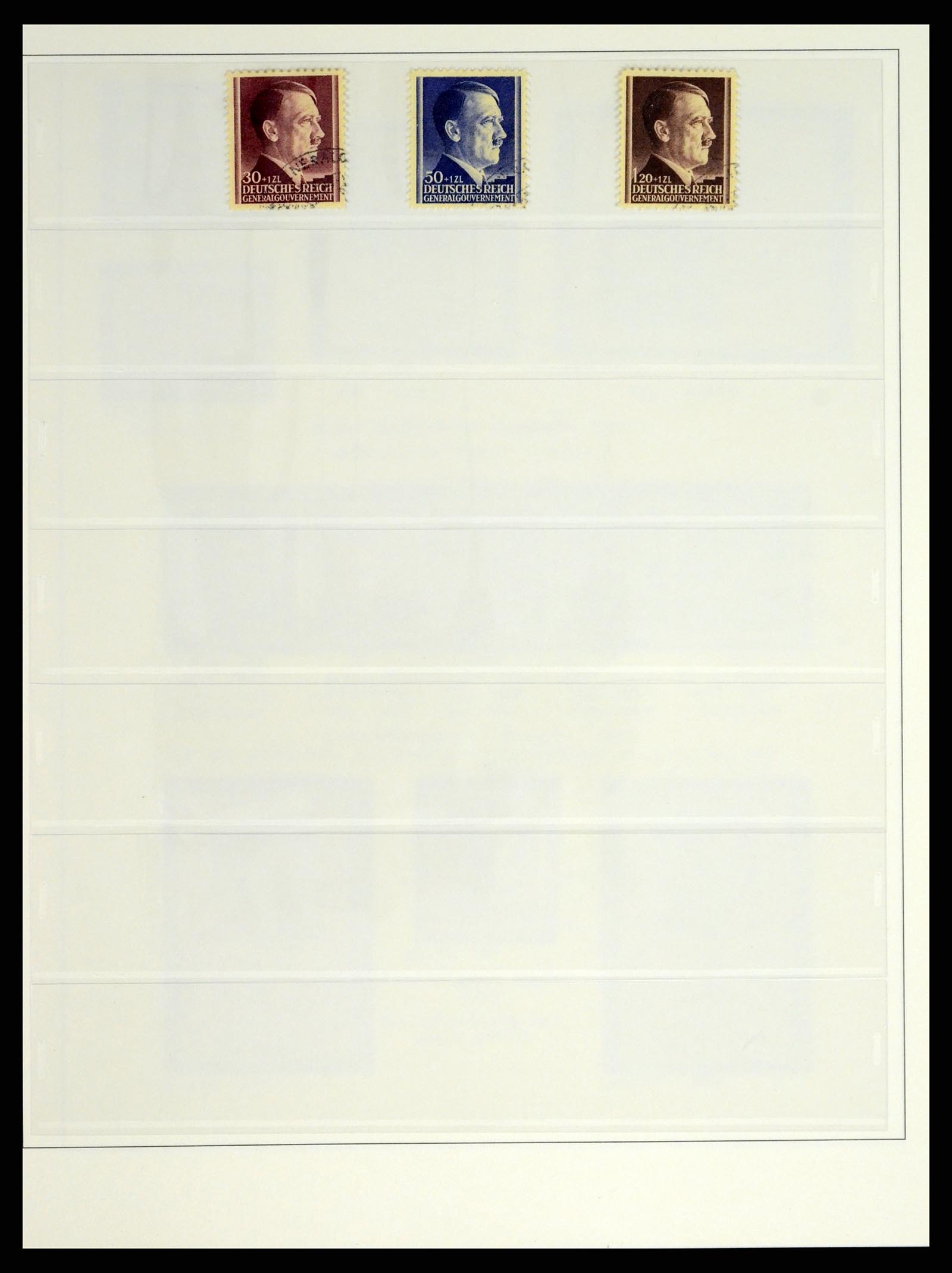 37535 171 - Postzegelverzameling 37535 Duitse bezetting 2e wereldoorlog 1939-1945