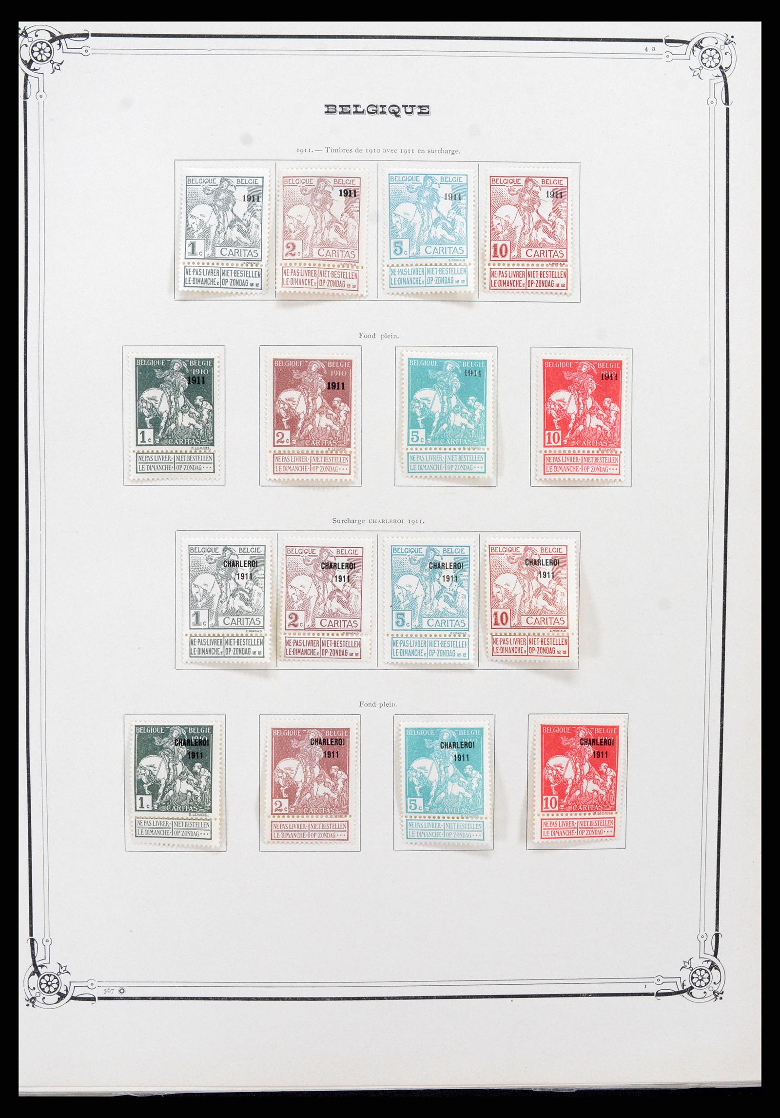 37538 005 - Stamp collection 37538 Belgium 1849-1941.