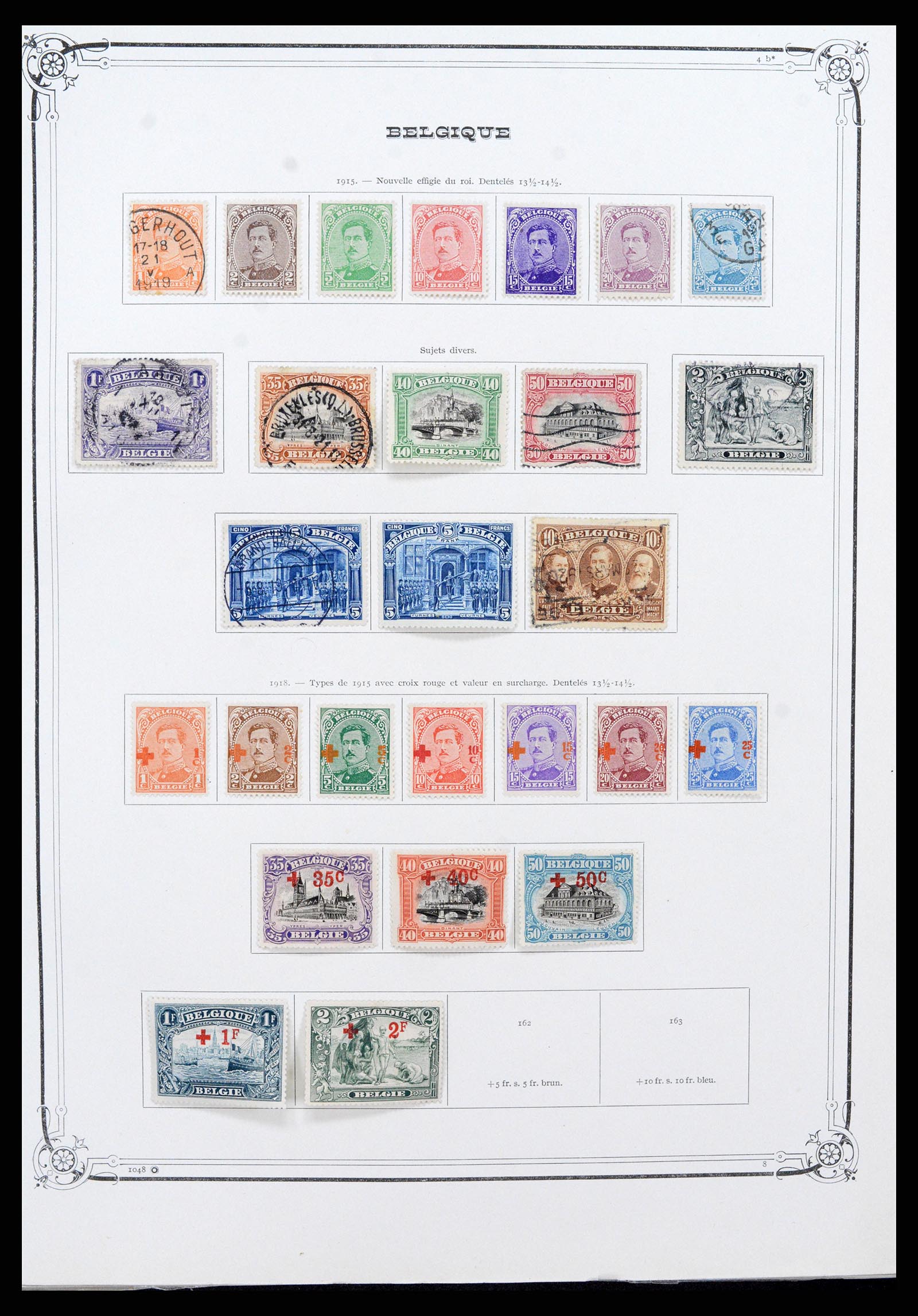 37538 007 - Stamp collection 37538 Belgium 1849-1941.