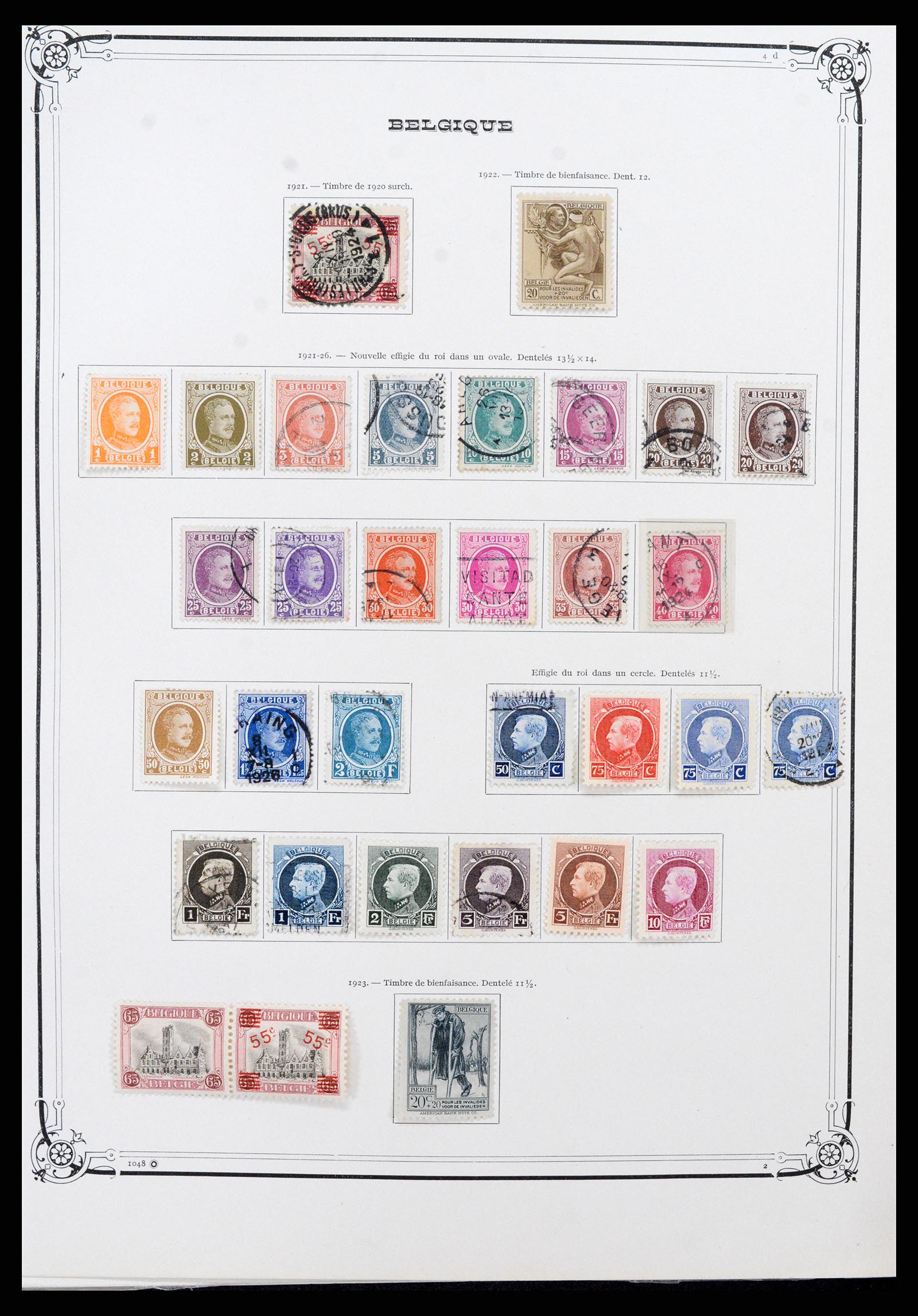 37538 009 - Stamp collection 37538 Belgium 1849-1941.