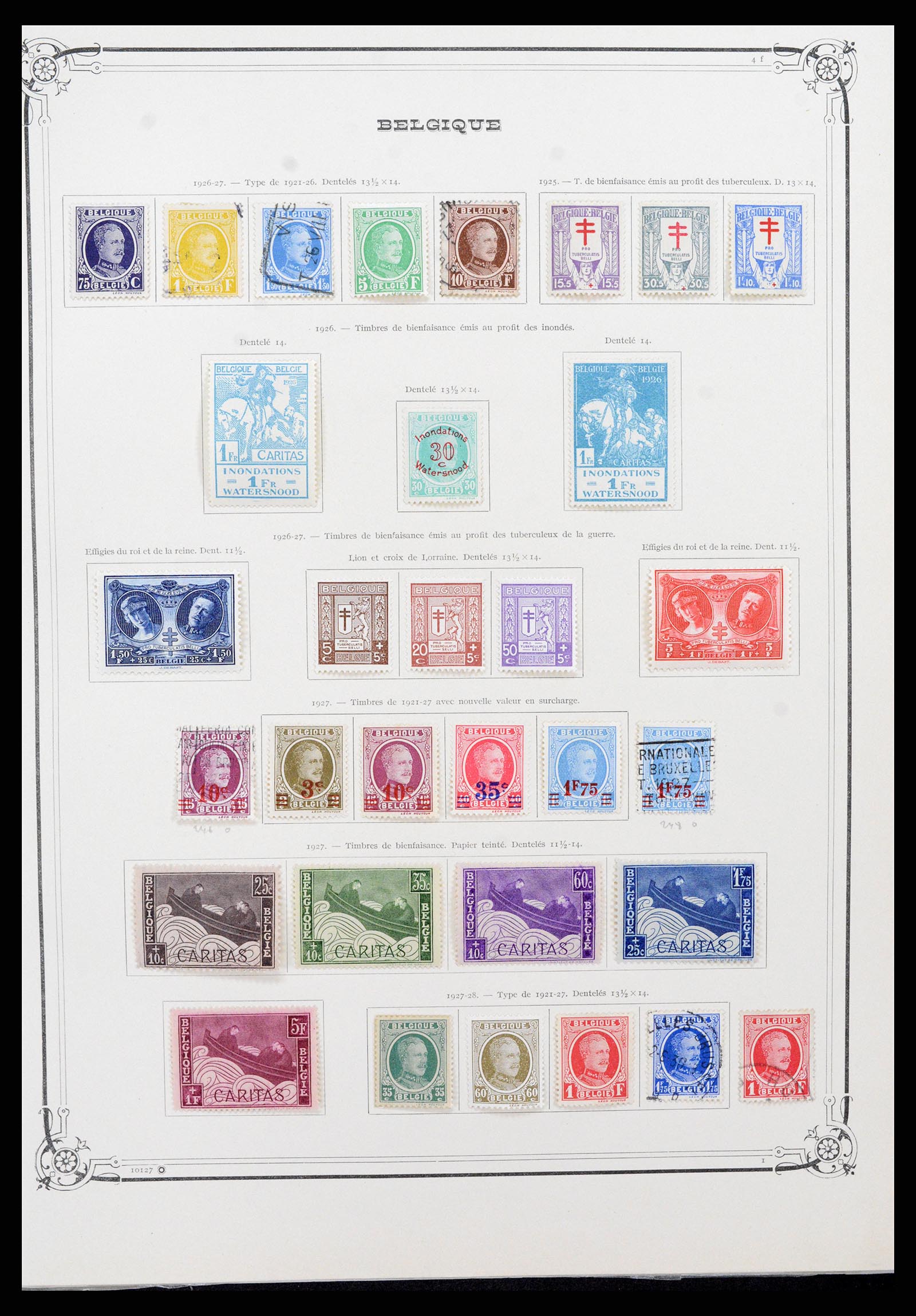 37538 011 - Stamp collection 37538 Belgium 1849-1941.