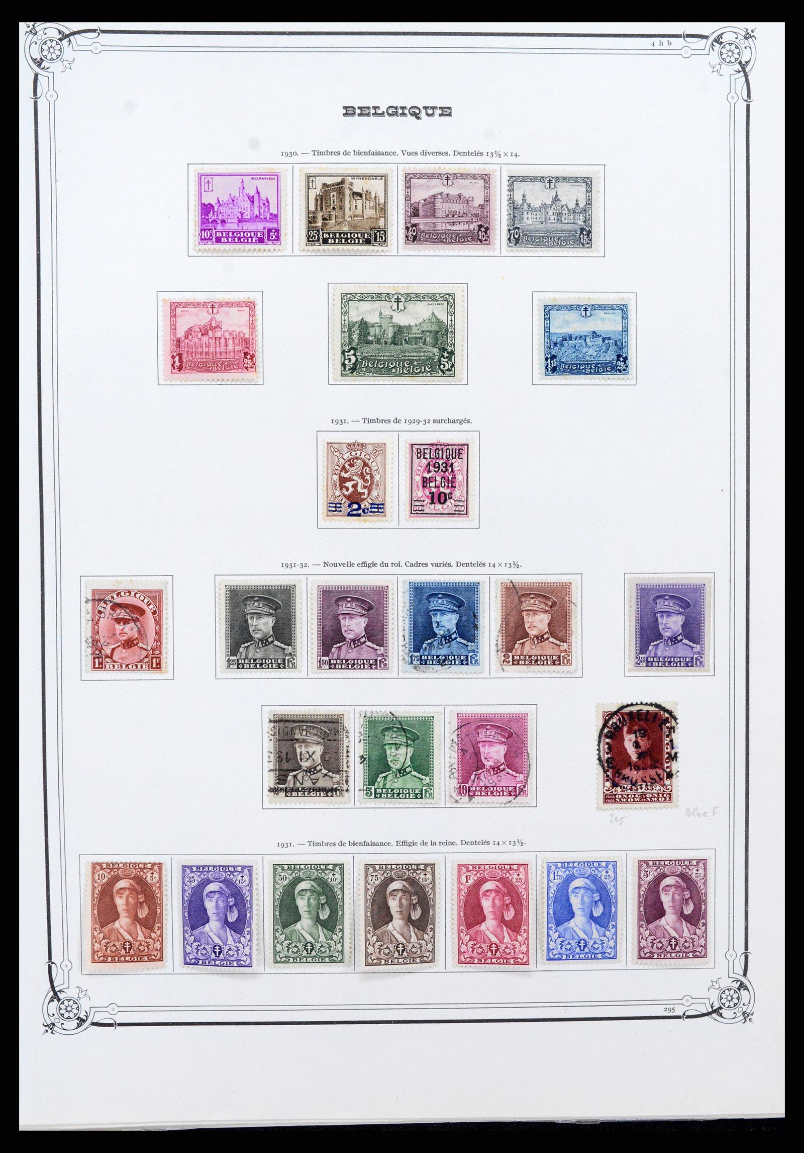 37538 015 - Stamp collection 37538 Belgium 1849-1941.