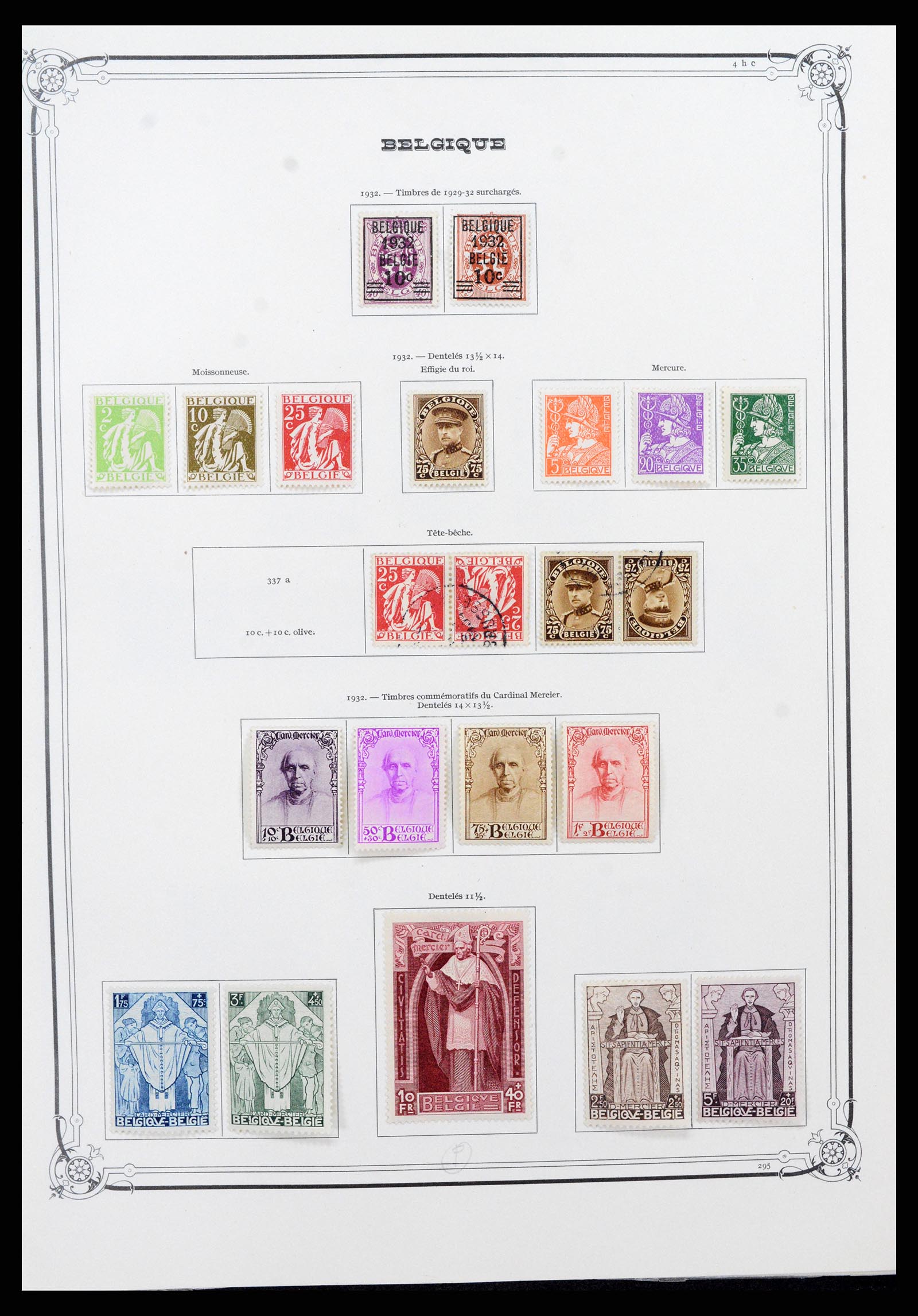 37538 016 - Stamp collection 37538 Belgium 1849-1941.