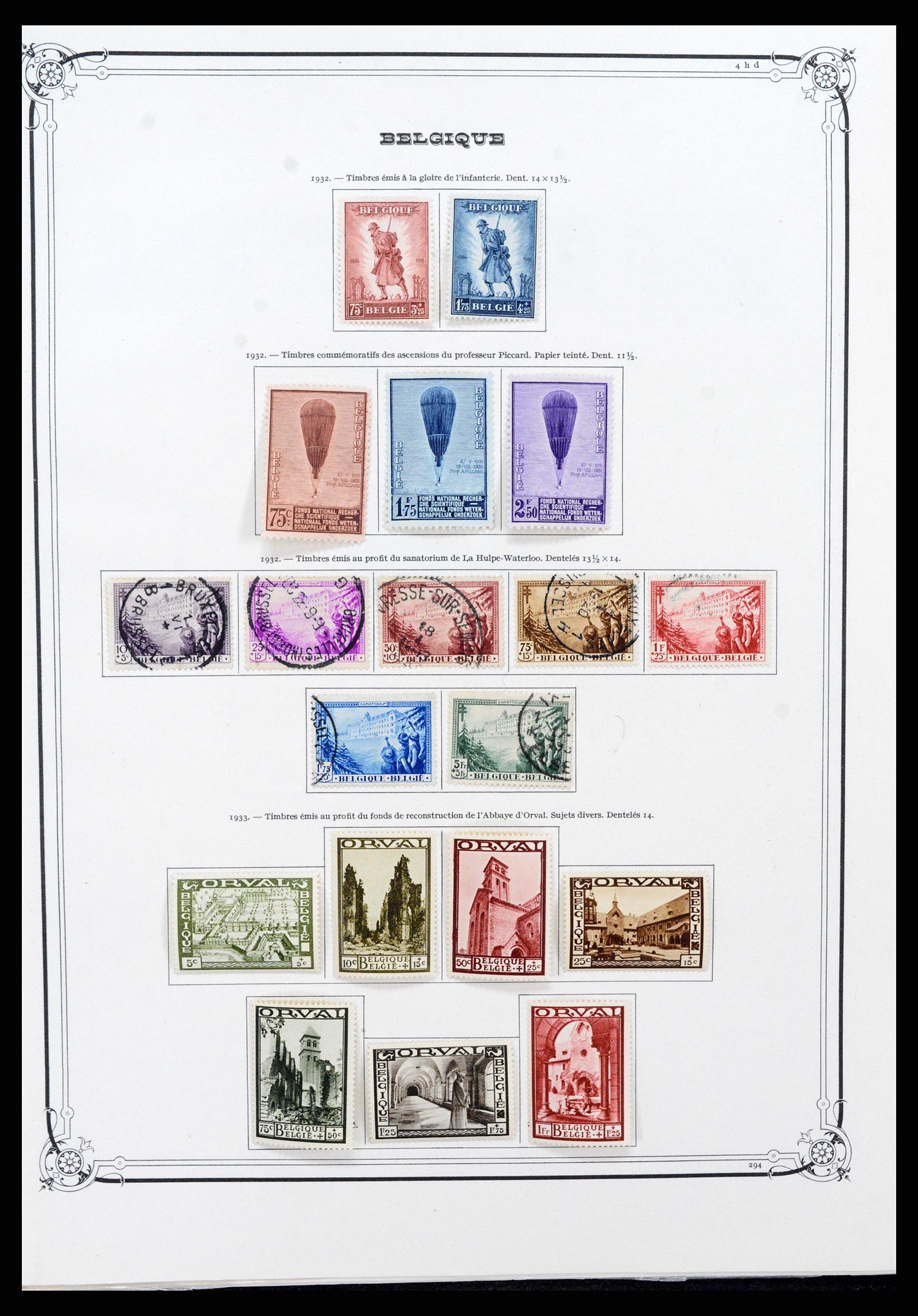 37538 017 - Stamp collection 37538 Belgium 1849-1941.