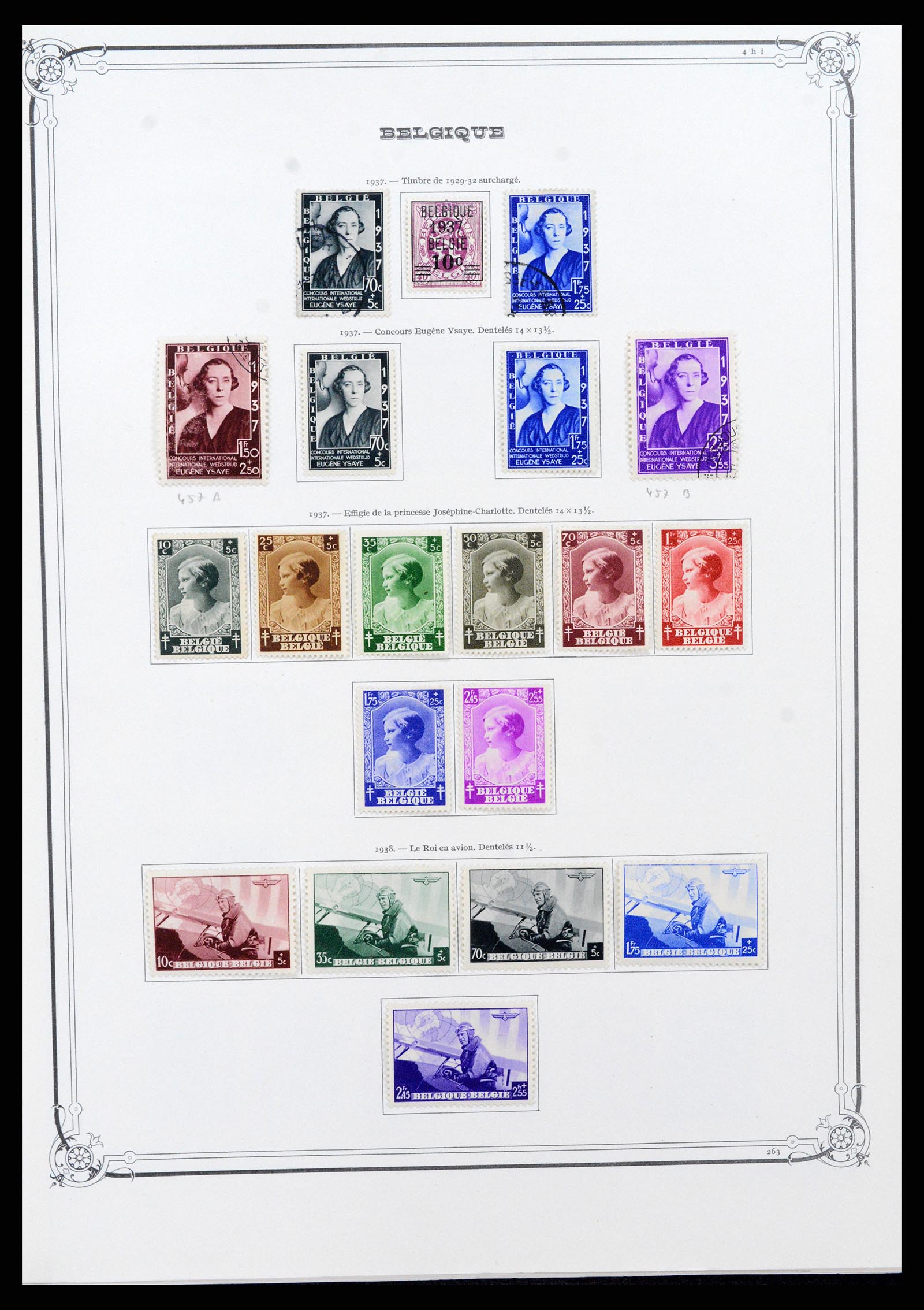 37538 023 - Postzegelverzameling 37538 België 1849-1941.
