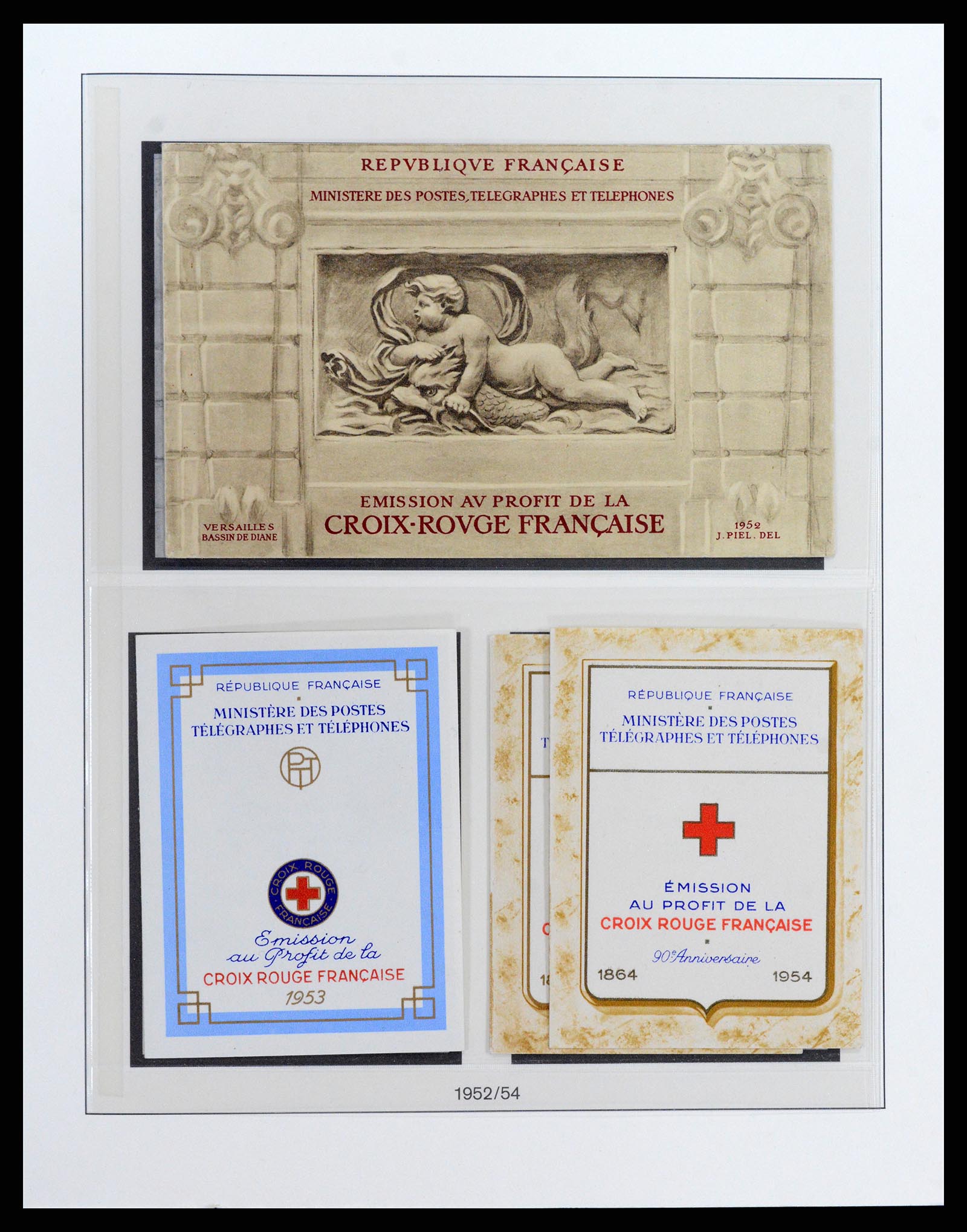 37542 001 - Postzegelverzameling 37542 Frankrijk postzegelboekjes 1952-2004.