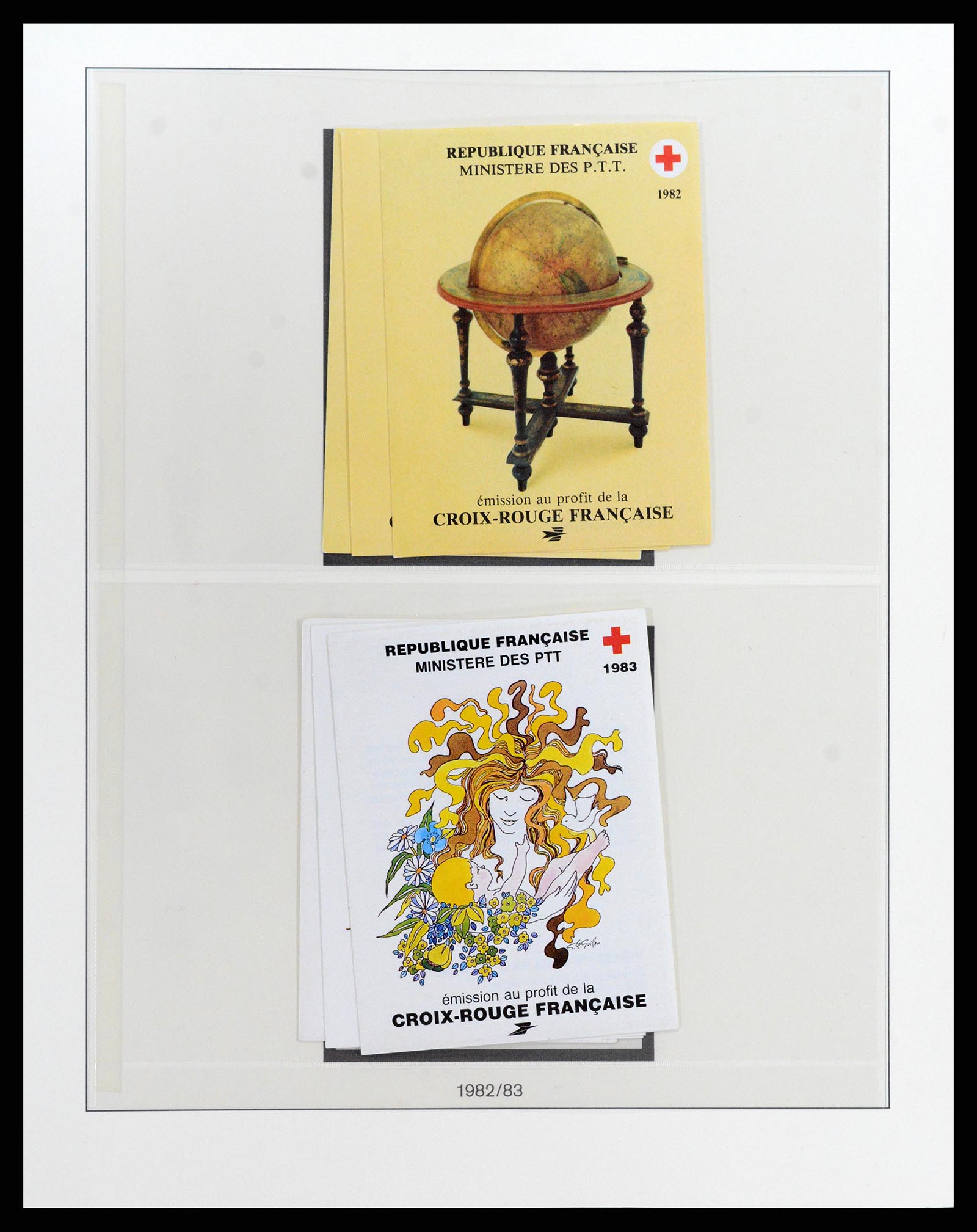 37542 013 - Postzegelverzameling 37542 Frankrijk postzegelboekjes 1952-2004.
