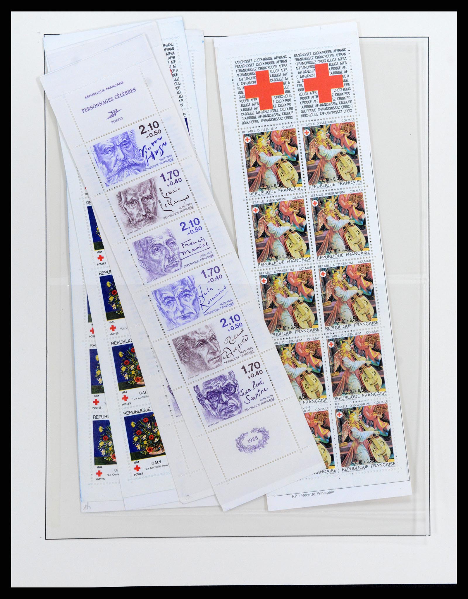 37542 014 - Postzegelverzameling 37542 Frankrijk postzegelboekjes 1952-2004.