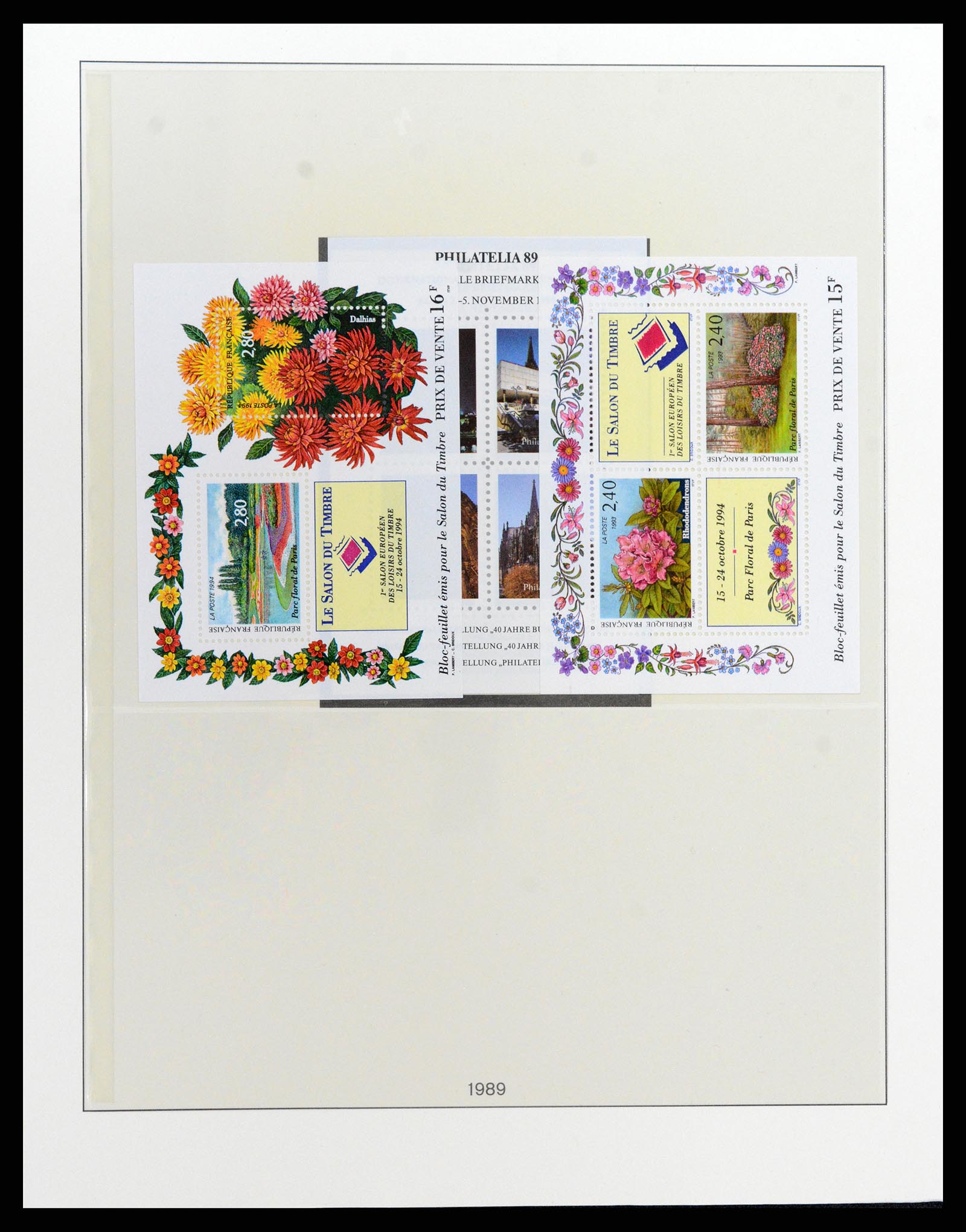 37542 024 - Postzegelverzameling 37542 Frankrijk postzegelboekjes 1952-2004.