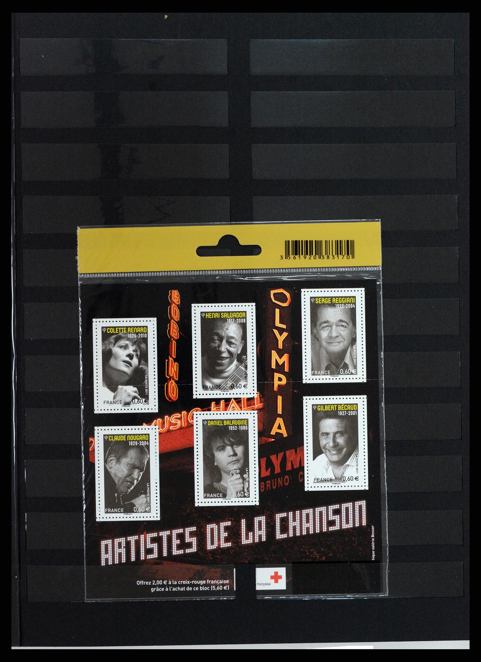 37542 030 - Postzegelverzameling 37542 Frankrijk postzegelboekjes 1952-2004.