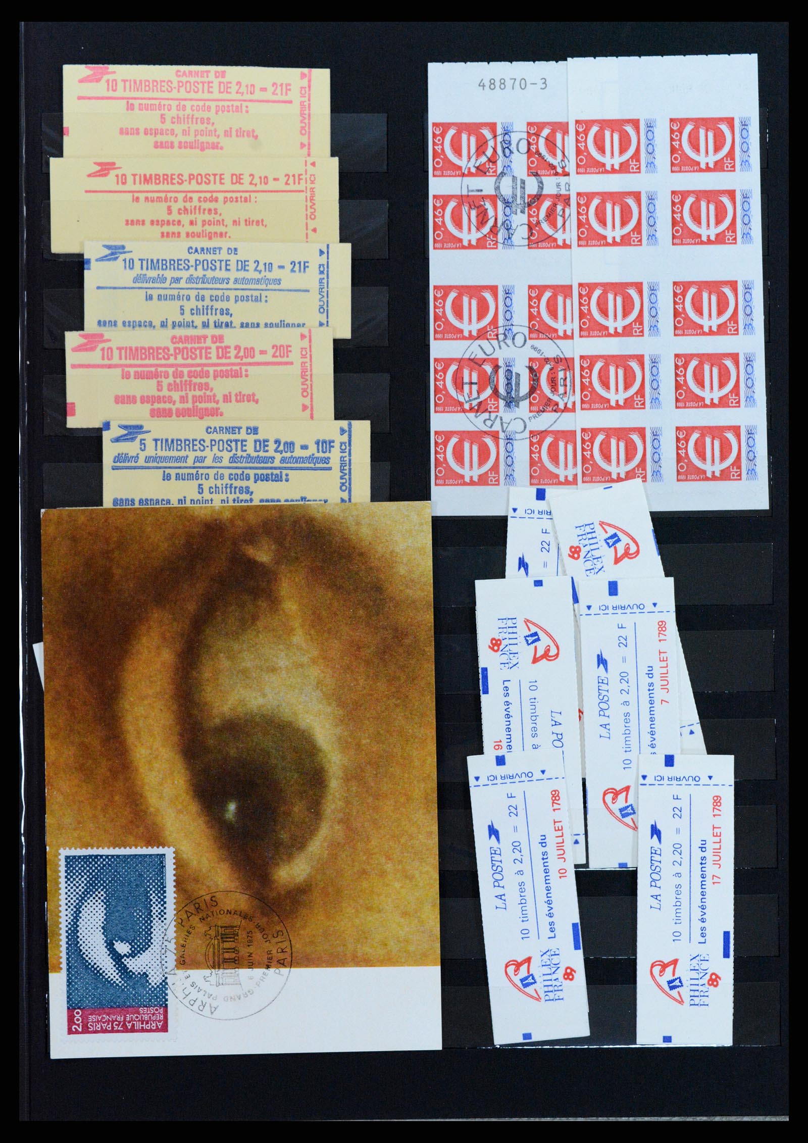 37542 040 - Stamp collection 37542 France stamp booklets 1952-2004.