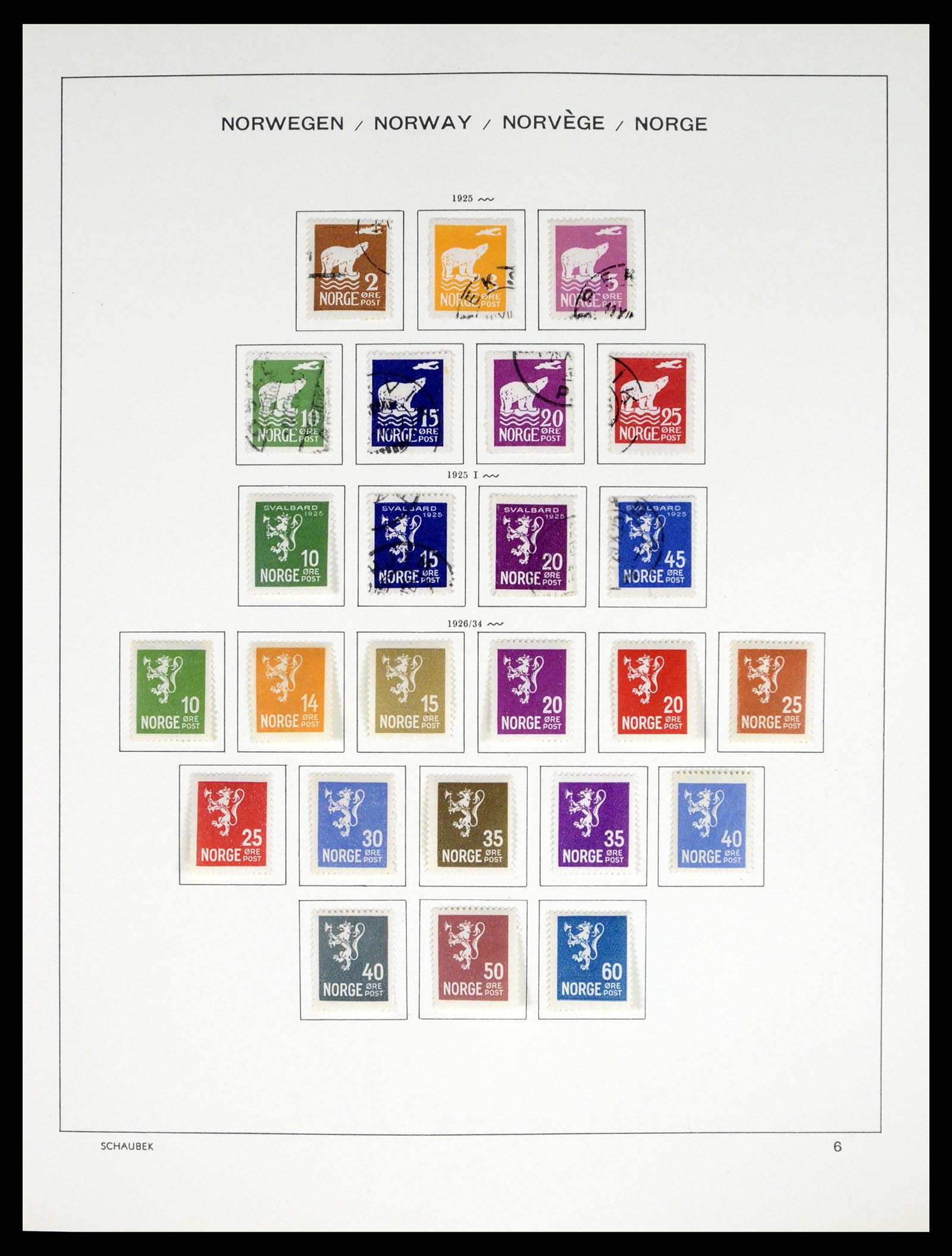 37544 007 - Postzegelverzameling 37544 Noorwegen 1855-2014.