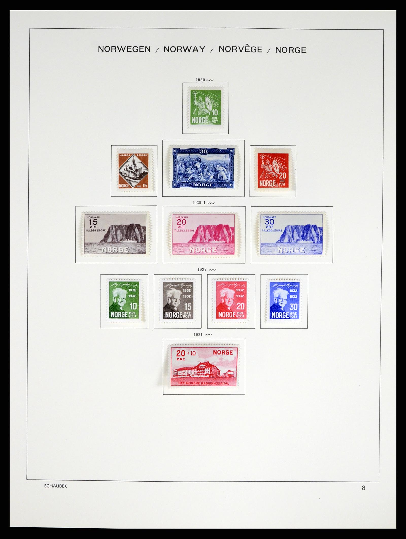 37544 009 - Postzegelverzameling 37544 Noorwegen 1855-2014.