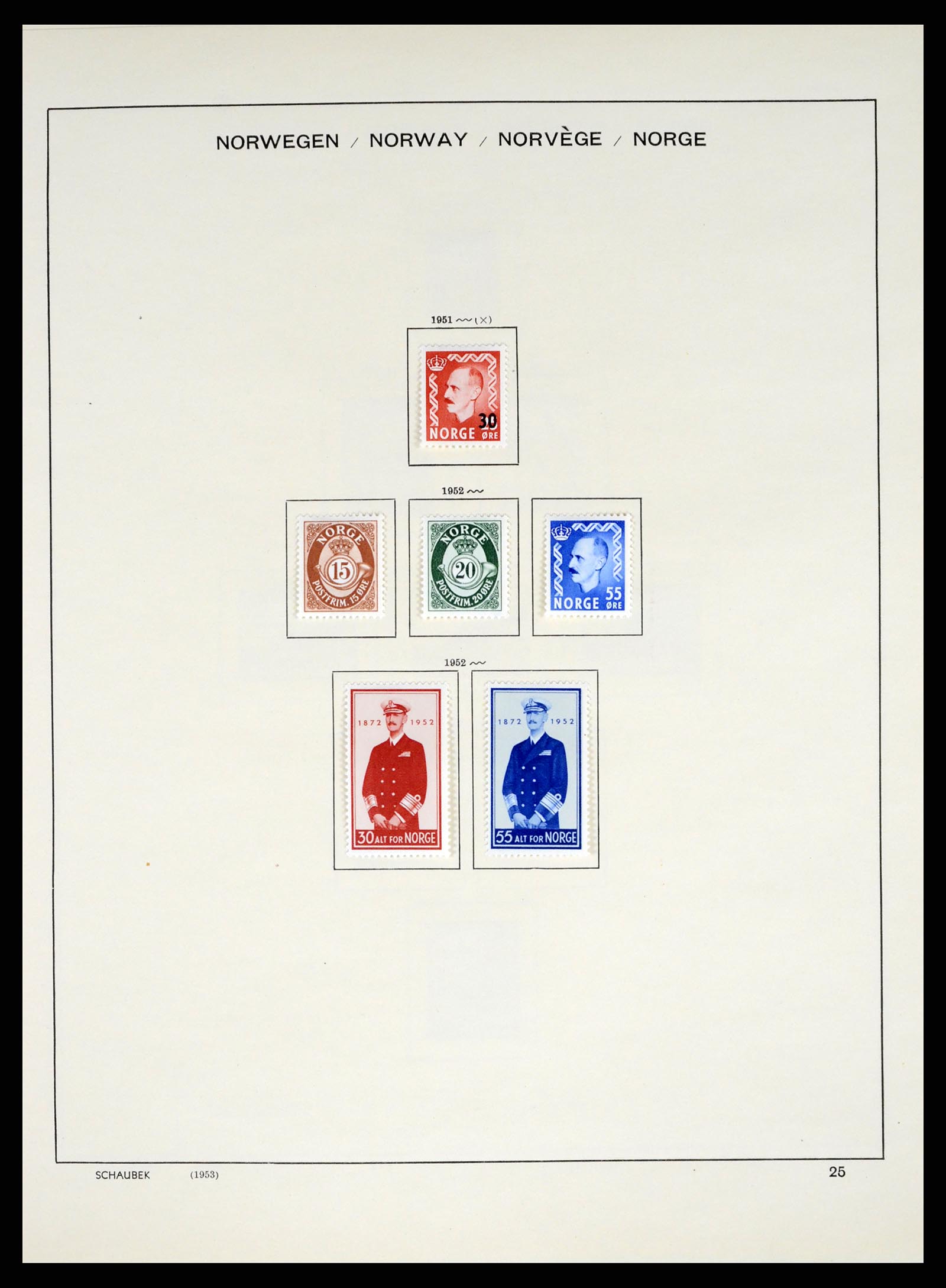 37544 023 - Postzegelverzameling 37544 Noorwegen 1855-2014.