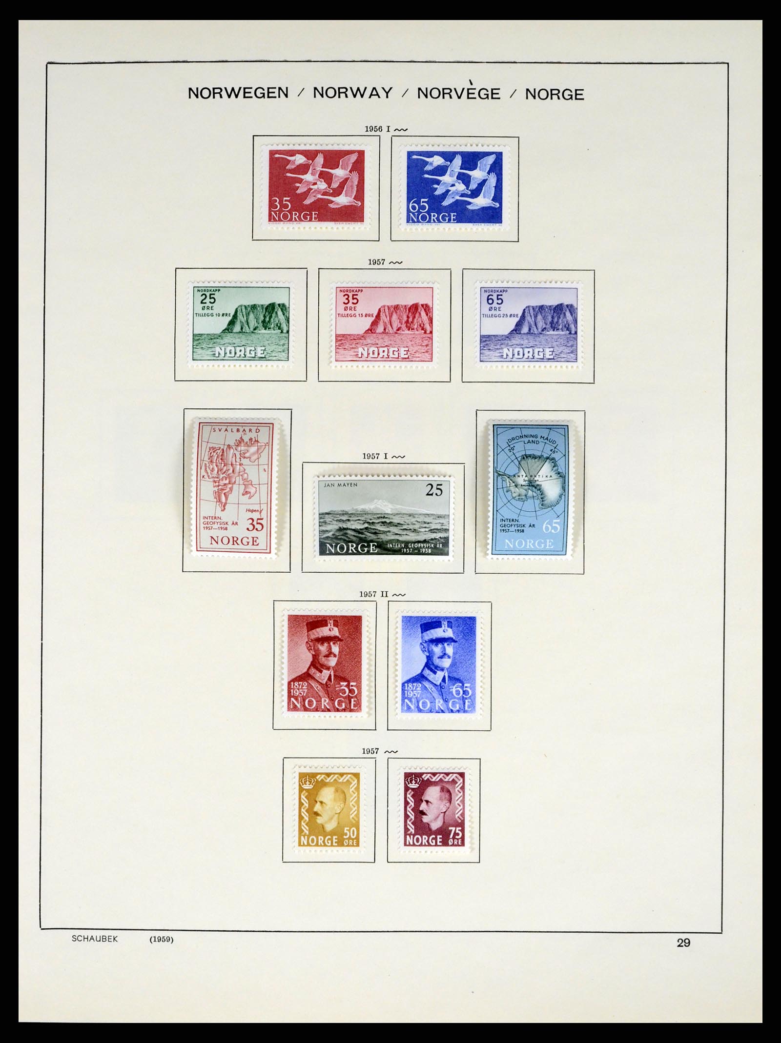 37544 027 - Postzegelverzameling 37544 Noorwegen 1855-2014.