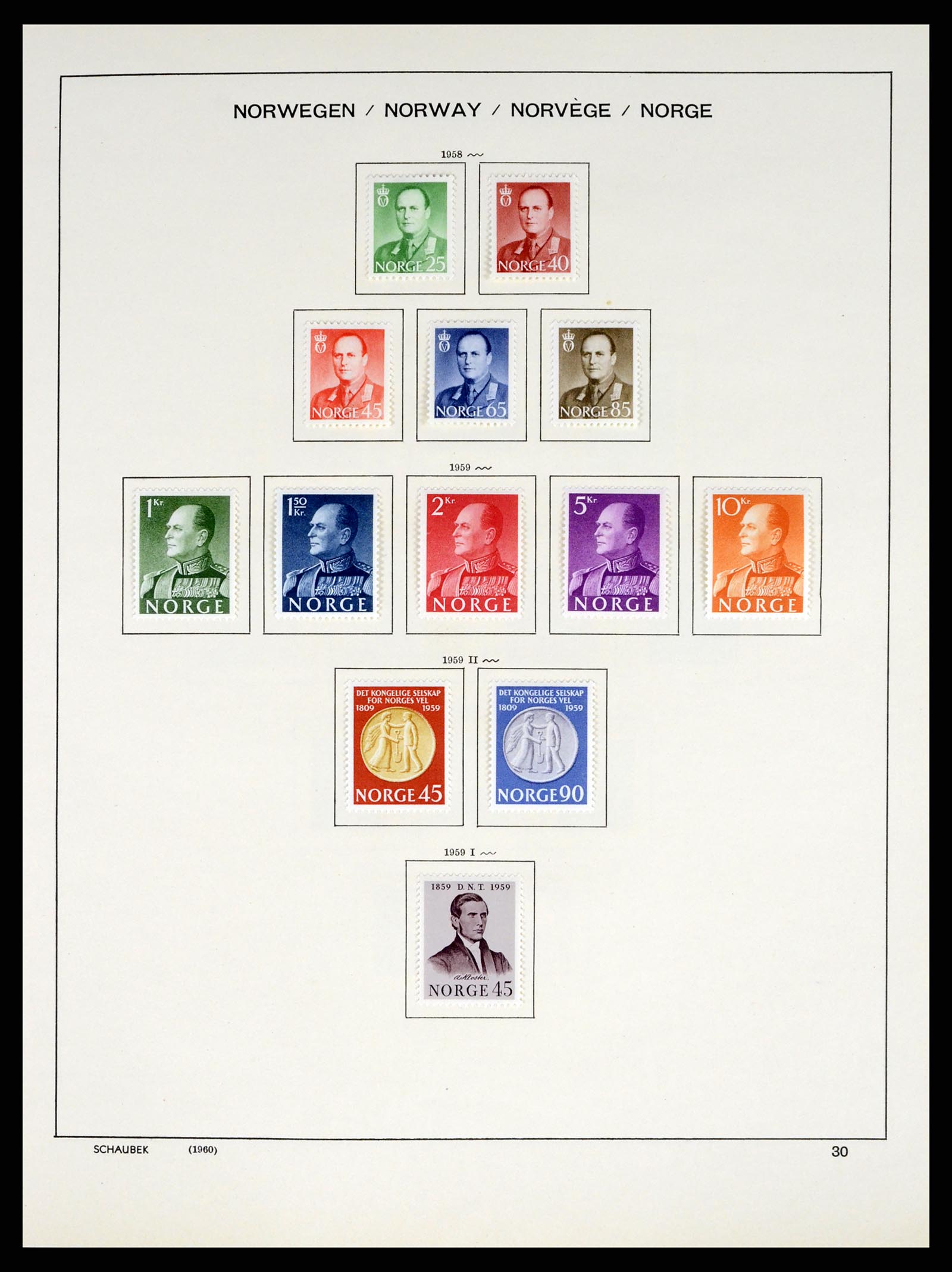 37544 028 - Postzegelverzameling 37544 Noorwegen 1855-2014.