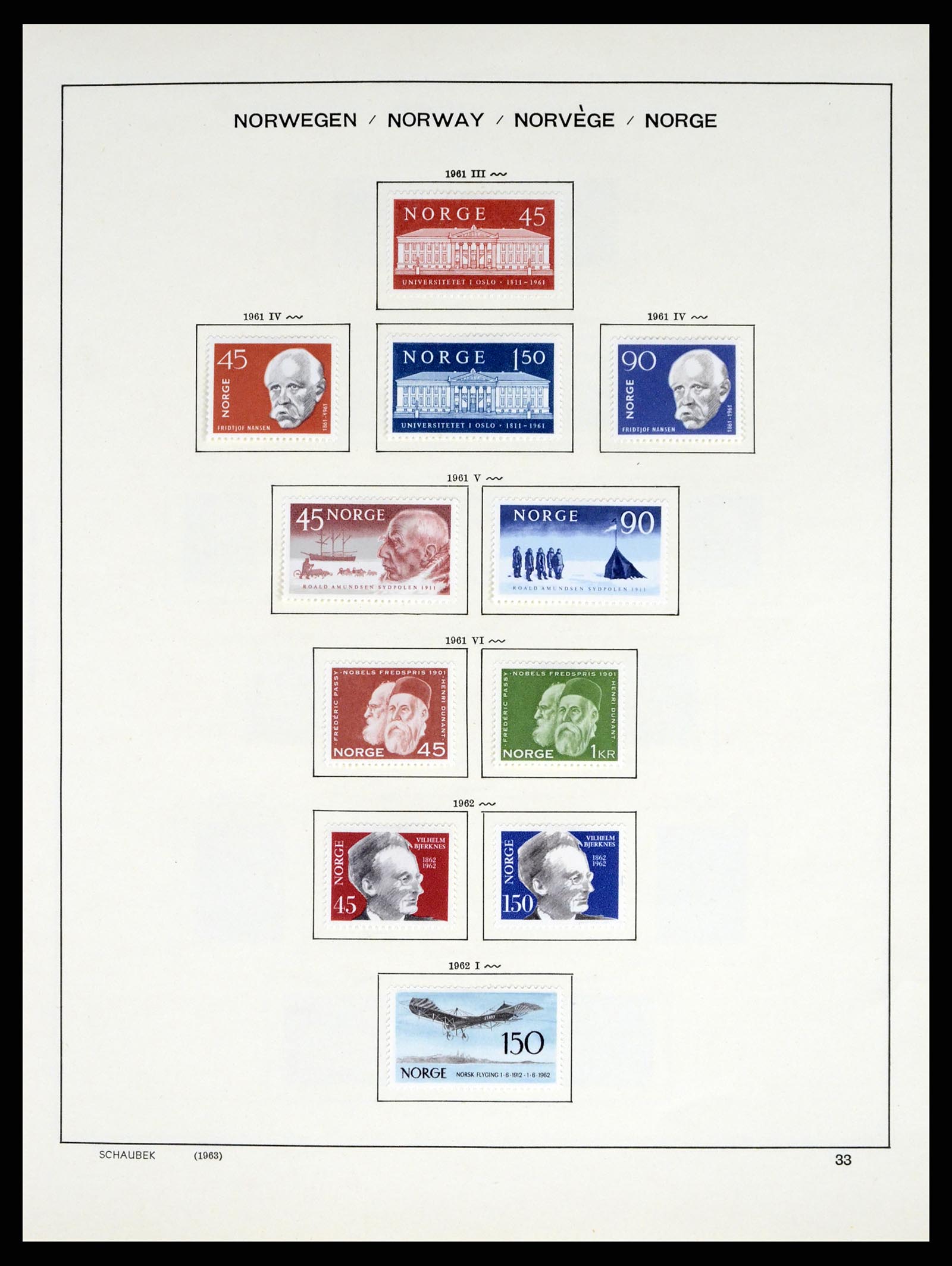 37544 031 - Postzegelverzameling 37544 Noorwegen 1855-2014.