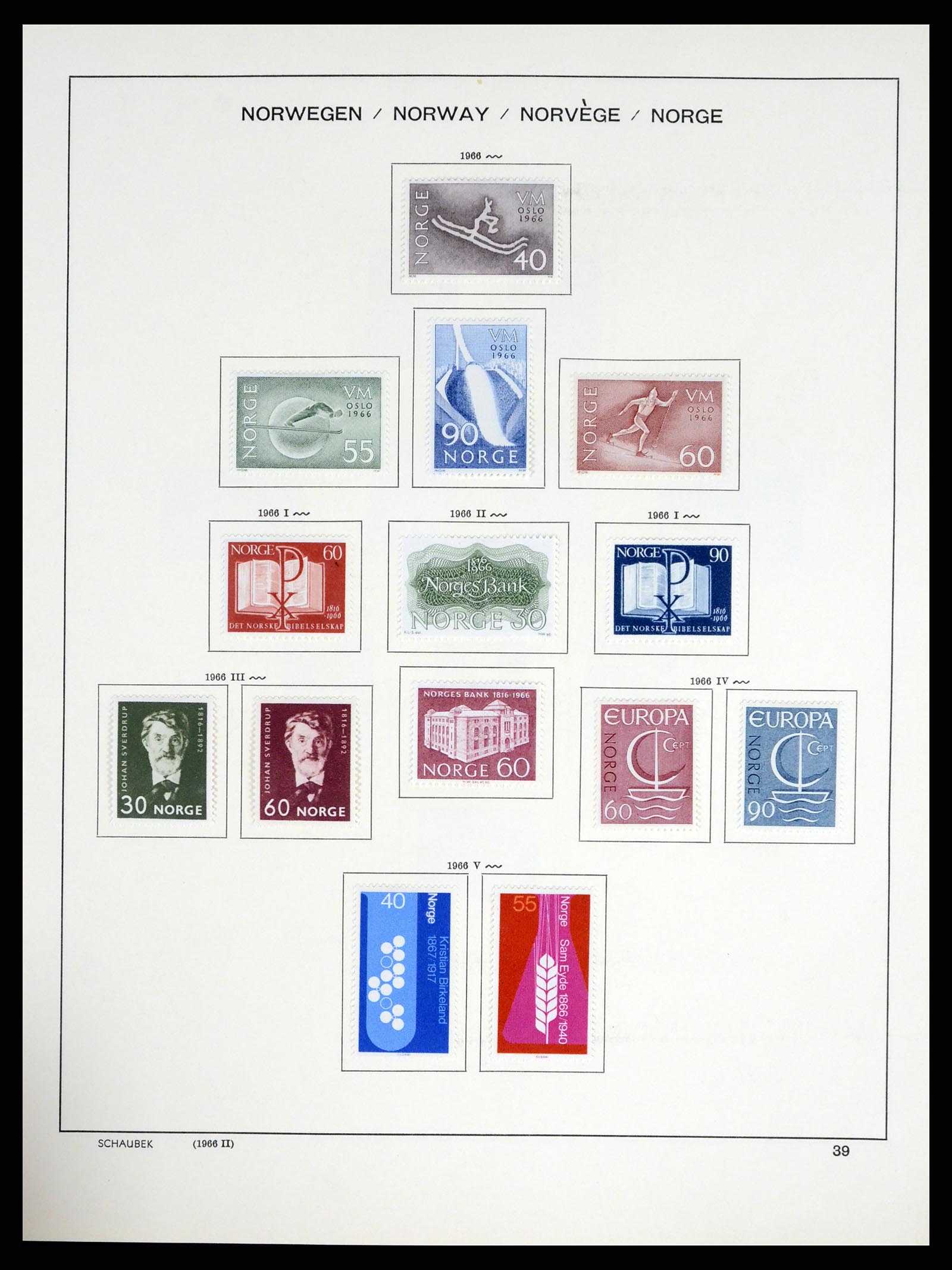 37544 038 - Postzegelverzameling 37544 Noorwegen 1855-2014.