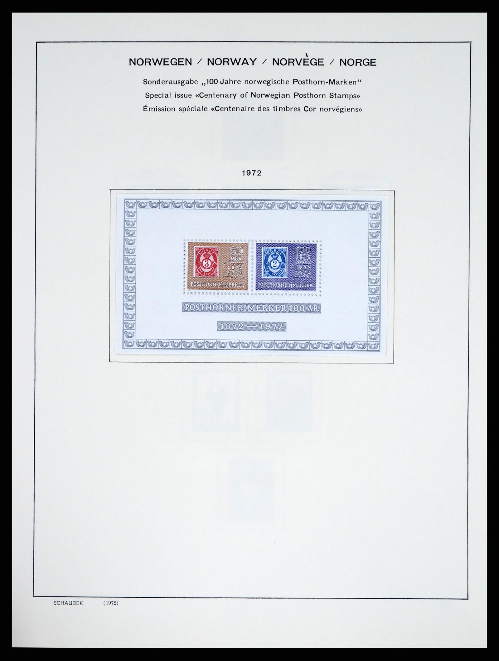 37544 046 - Postzegelverzameling 37544 Noorwegen 1855-2014.