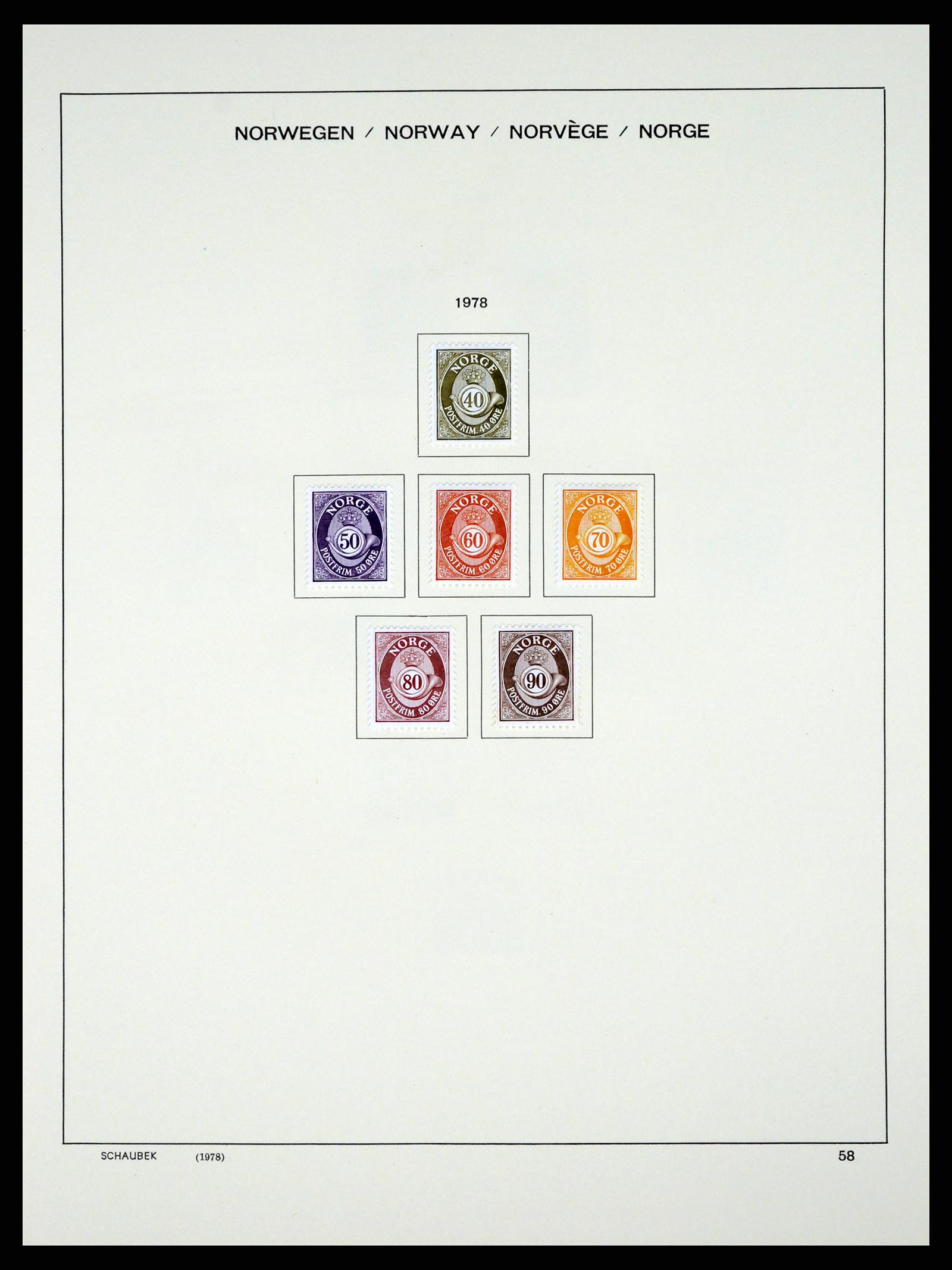 37544 058 - Postzegelverzameling 37544 Noorwegen 1855-2014.