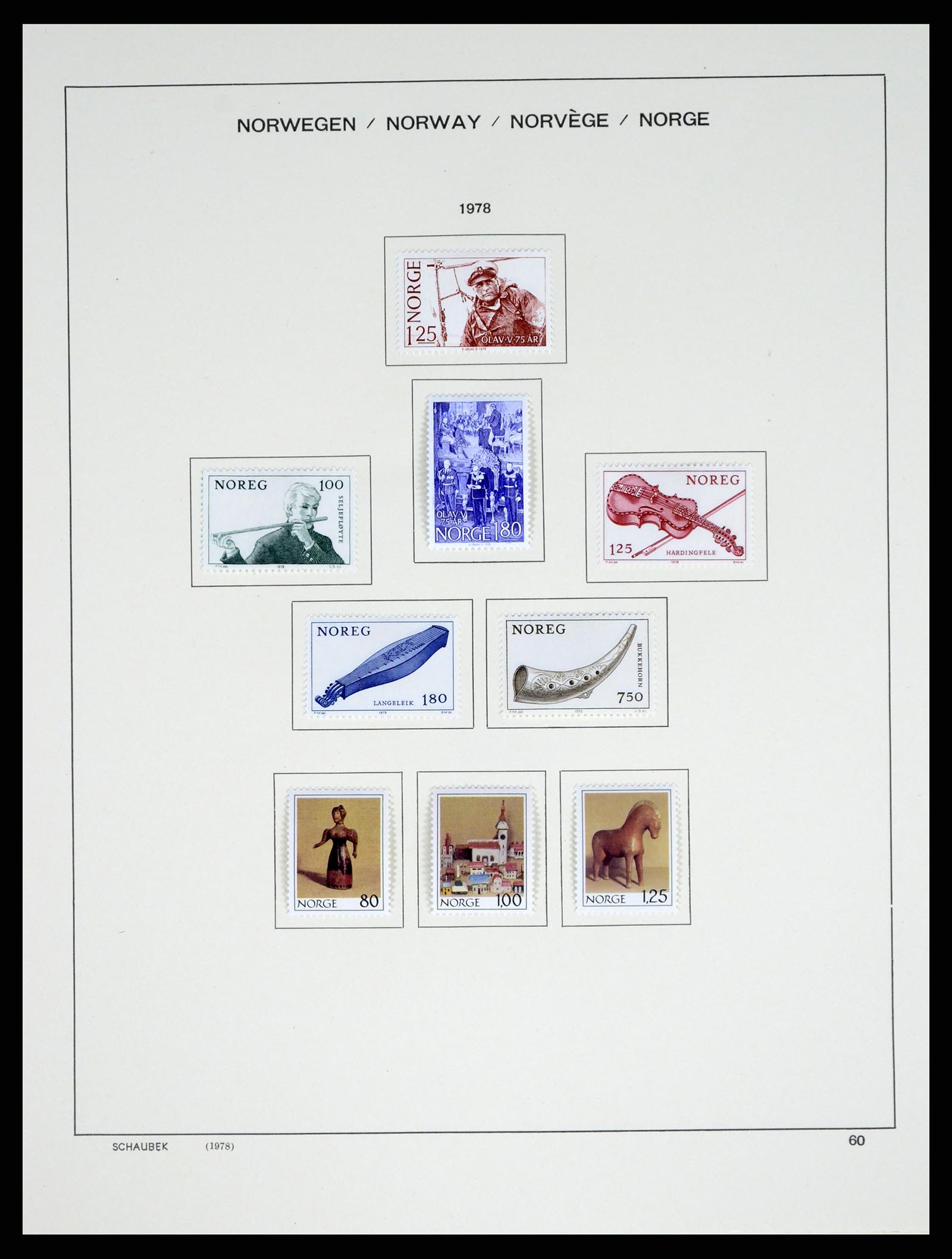 37544 060 - Postzegelverzameling 37544 Noorwegen 1855-2014.