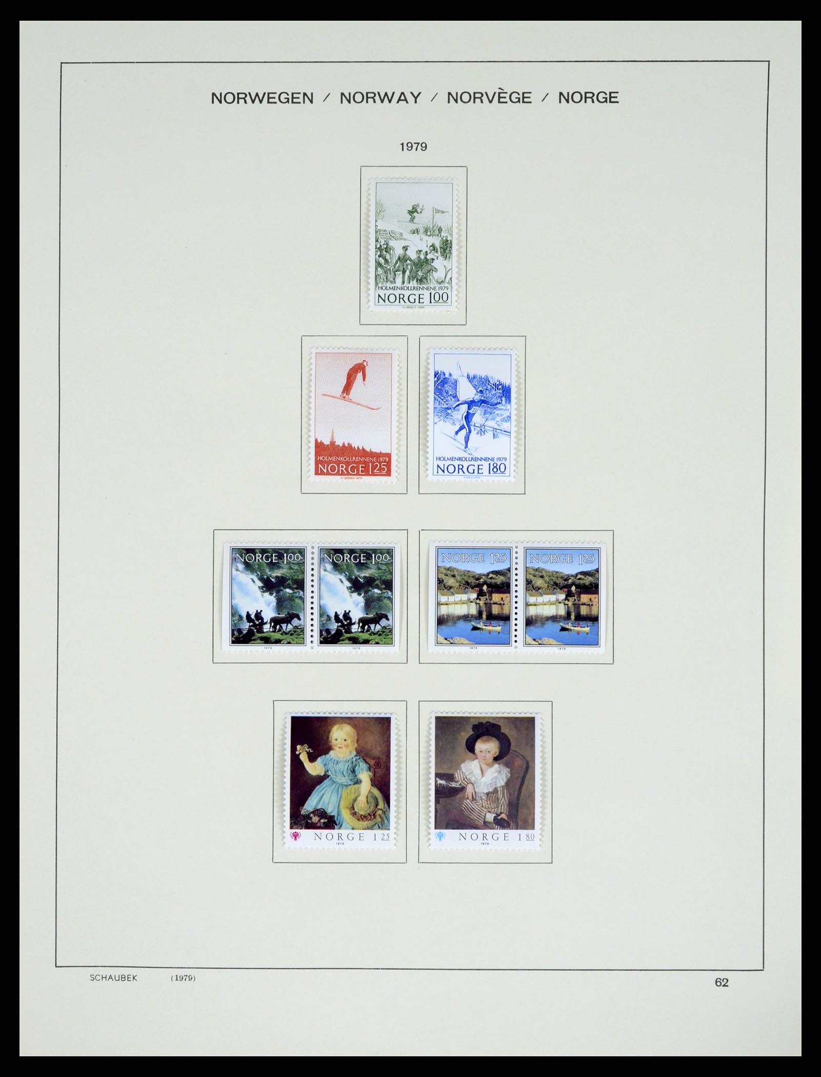 37544 062 - Postzegelverzameling 37544 Noorwegen 1855-2014.