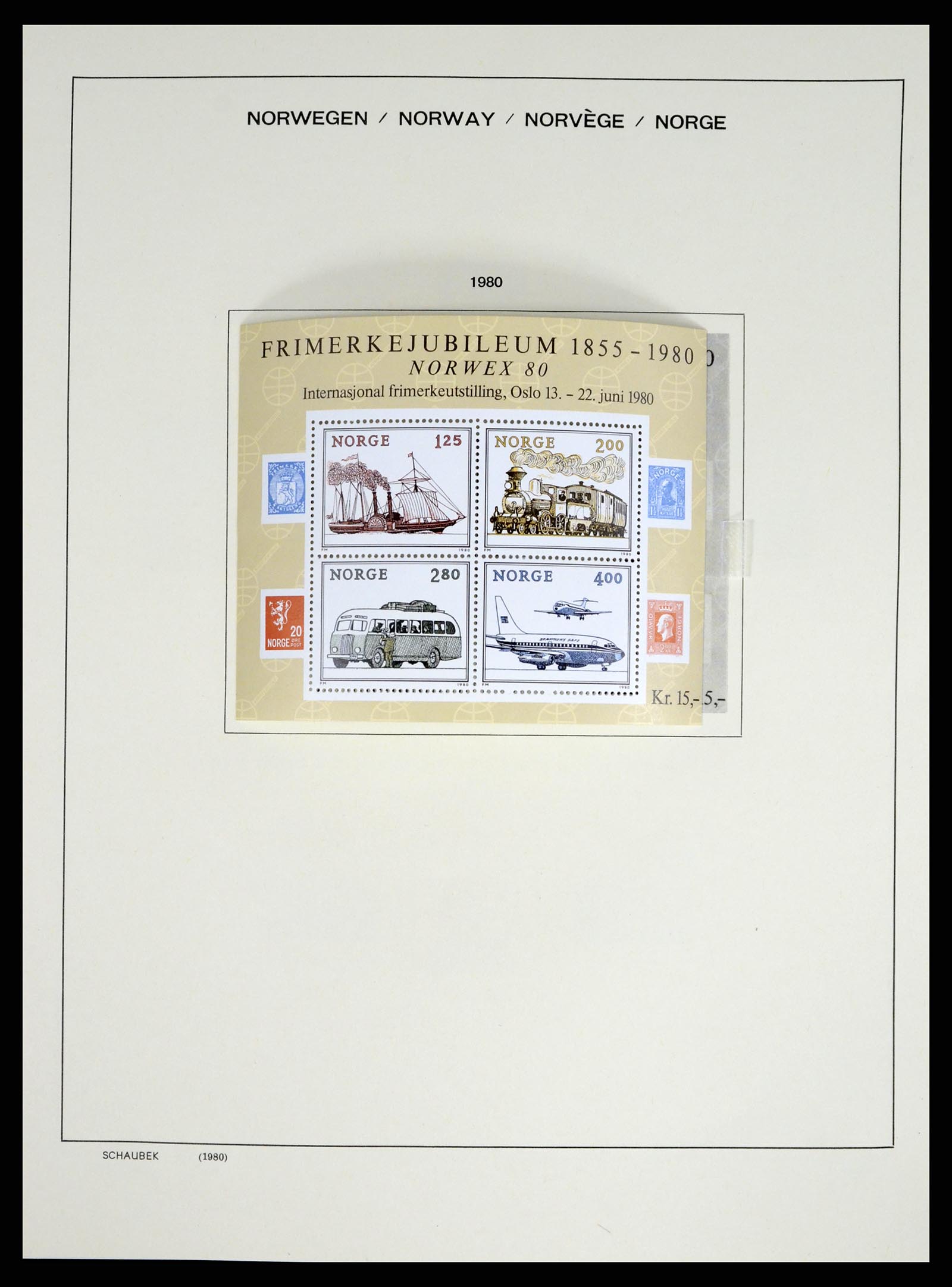 37544 066 - Postzegelverzameling 37544 Noorwegen 1855-2014.