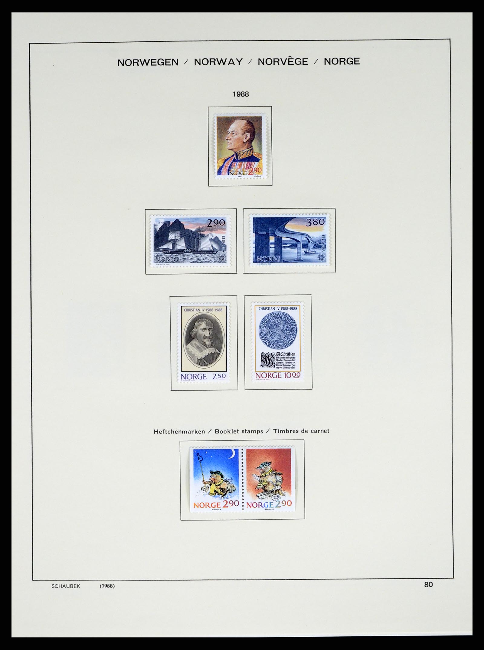 37544 087 - Postzegelverzameling 37544 Noorwegen 1855-2014.