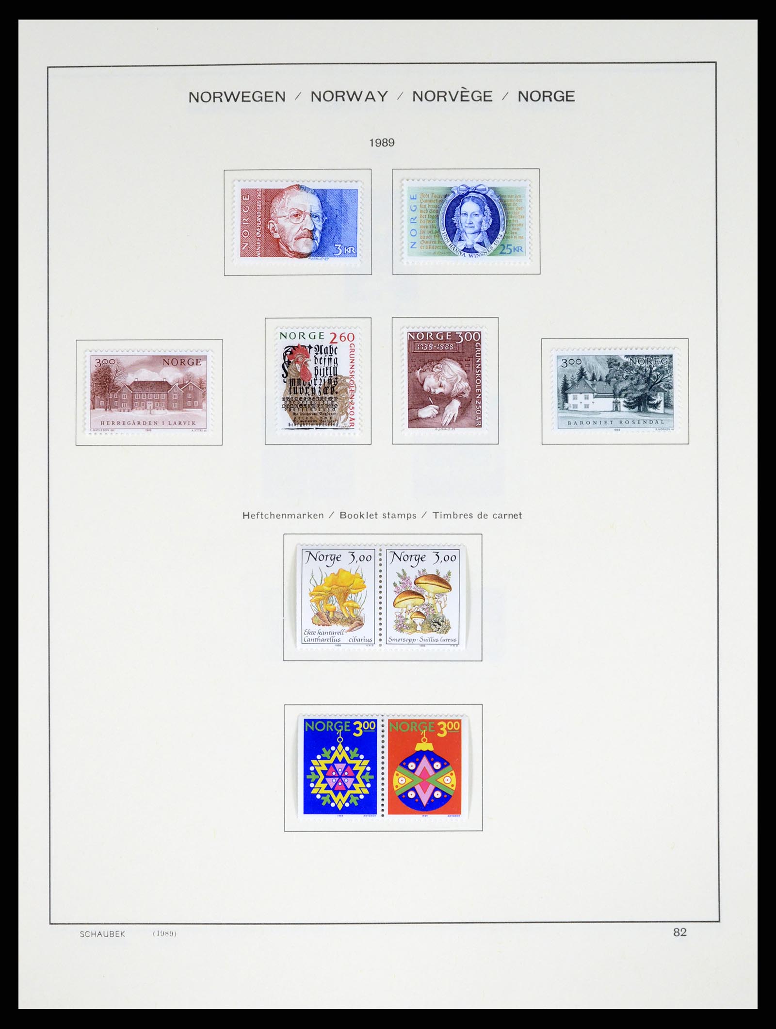 37544 090 - Postzegelverzameling 37544 Noorwegen 1855-2014.