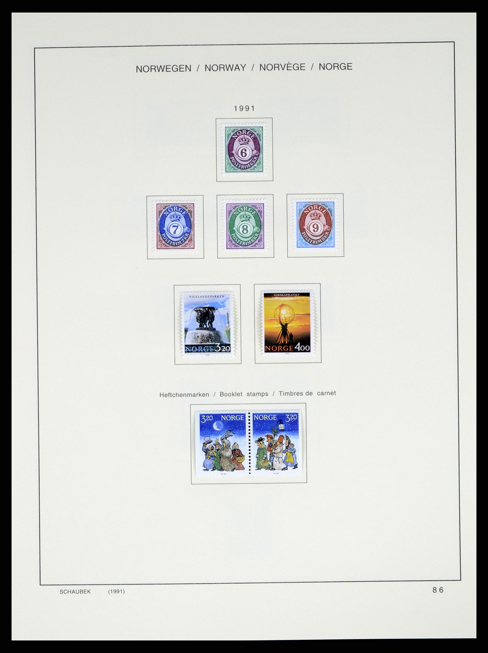 37544 096 - Postzegelverzameling 37544 Noorwegen 1855-2014.