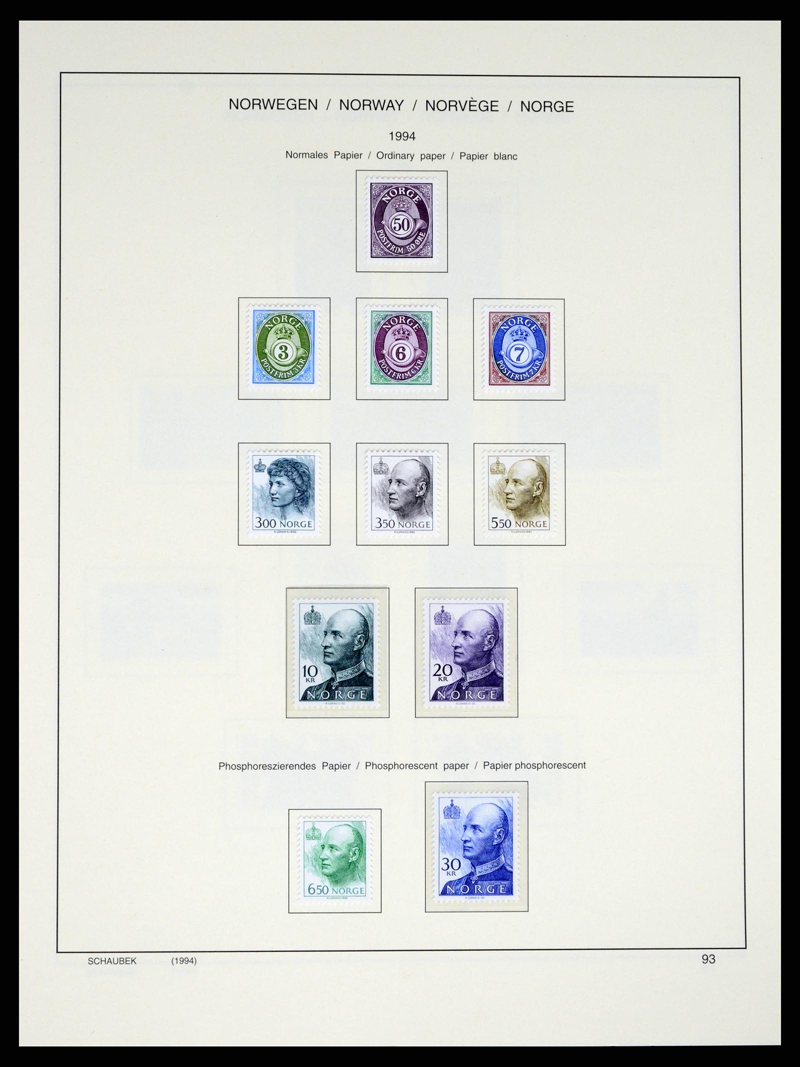37544 106 - Postzegelverzameling 37544 Noorwegen 1855-2014.