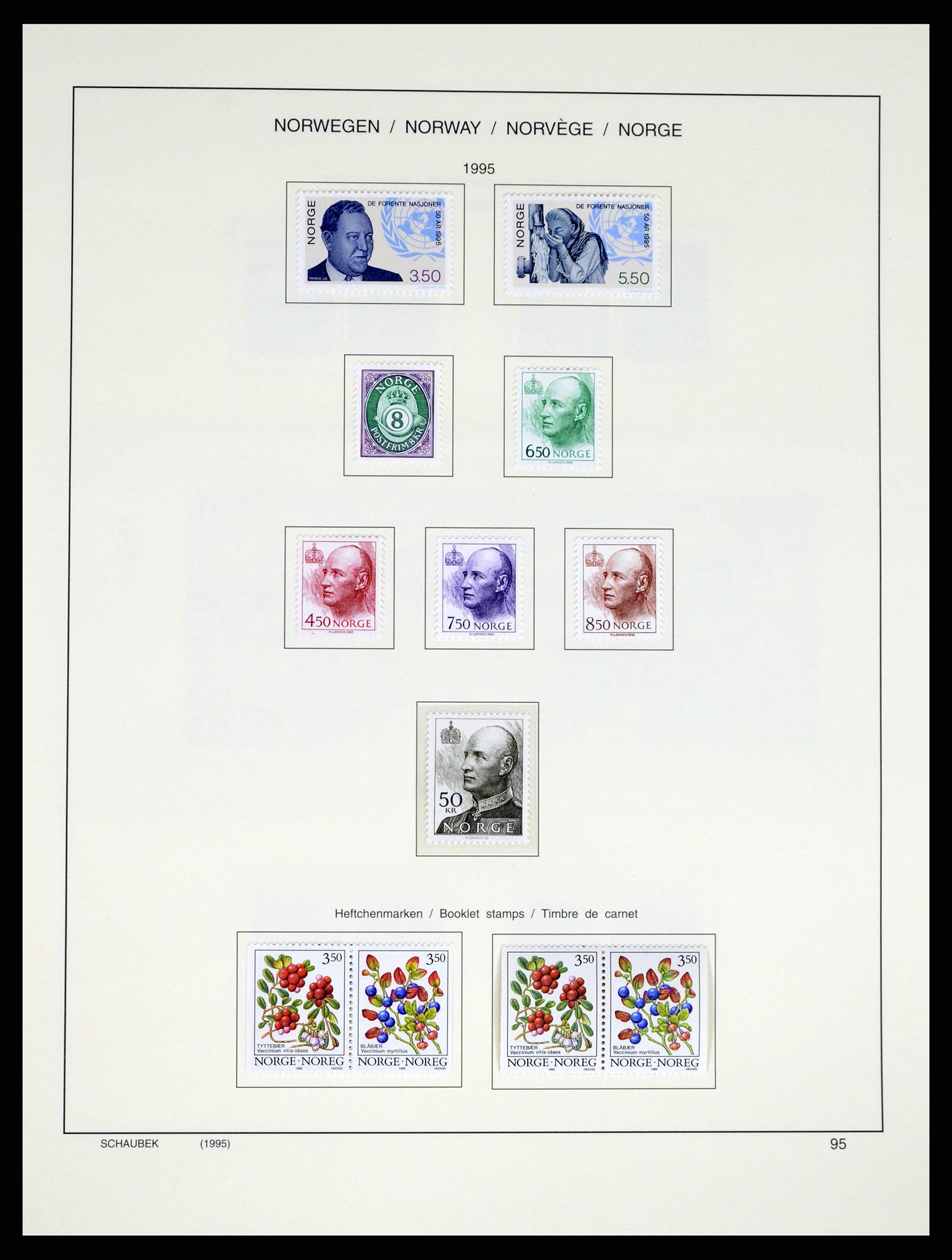 37544 108 - Postzegelverzameling 37544 Noorwegen 1855-2014.